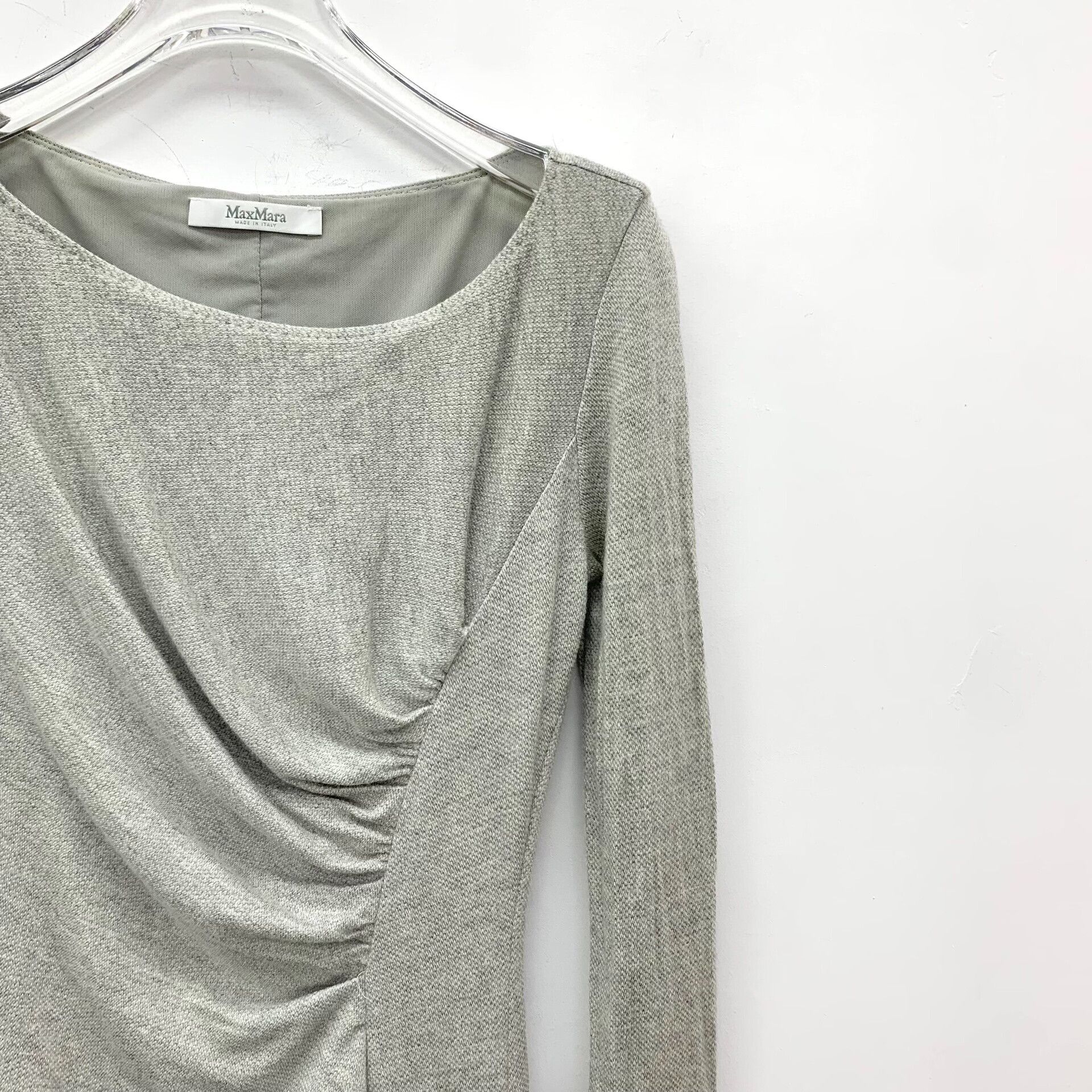 Max Mara Max Mara Wool Gray Dress M Women Size M / US 6-8 / IT 42-44 - 3 Thumbnail