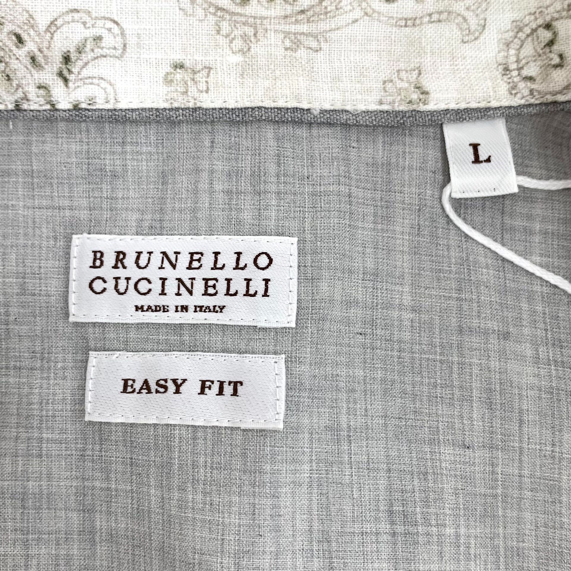 Brunello Cucinelli Brunello Cucinelli Multi Shirt L Men Size US L / EU 52-54 / 3 - 5 Thumbnail