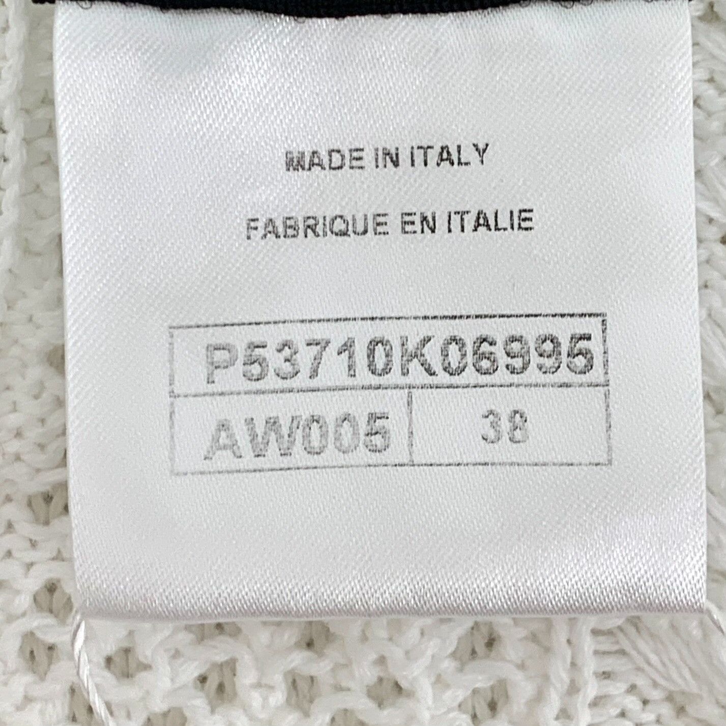 Chanel Chanel Cotton White Dress M Women Size M / US 6-8 / IT 42-44 - 7 Thumbnail
