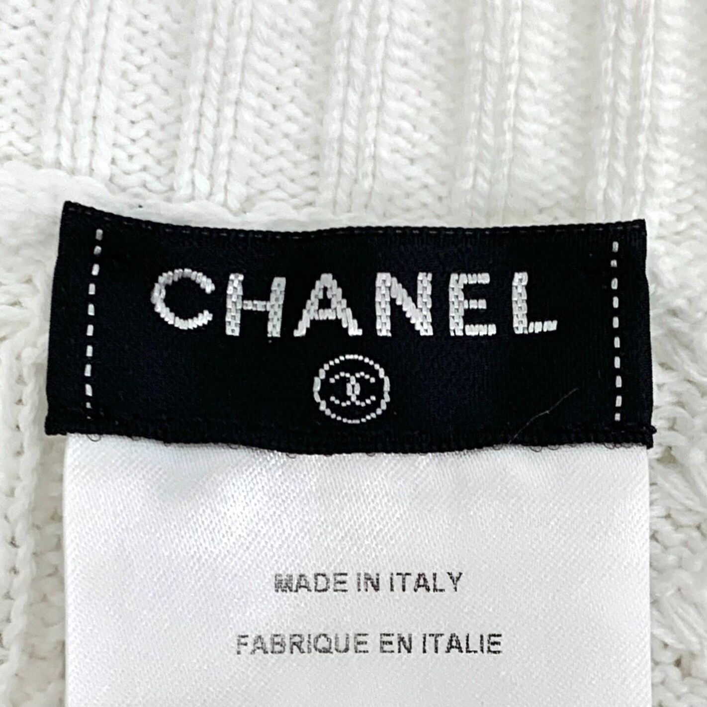 Chanel Chanel Cotton White Dress M Women Size M / US 6-8 / IT 42-44 - 6 Thumbnail