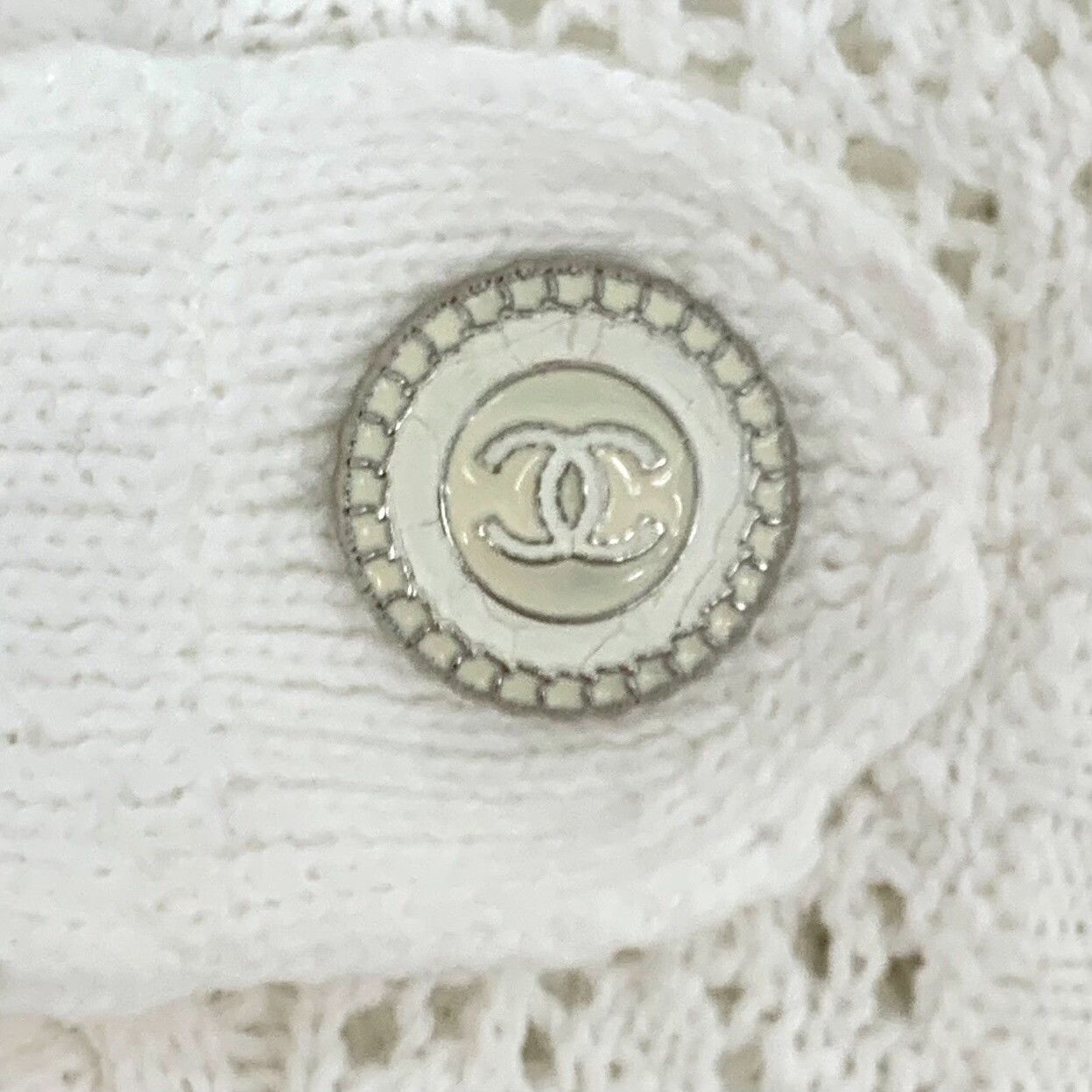 Chanel Chanel Cotton White Dress M Women Size M / US 6-8 / IT 42-44 - 5 Thumbnail