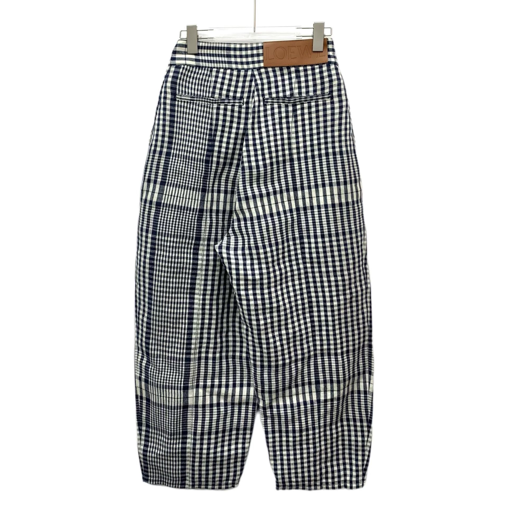 Loewe Loewe Casual Plaid Gray Pants L Women Size 30" / US 8 / IT 44 - 2 Thumbnail