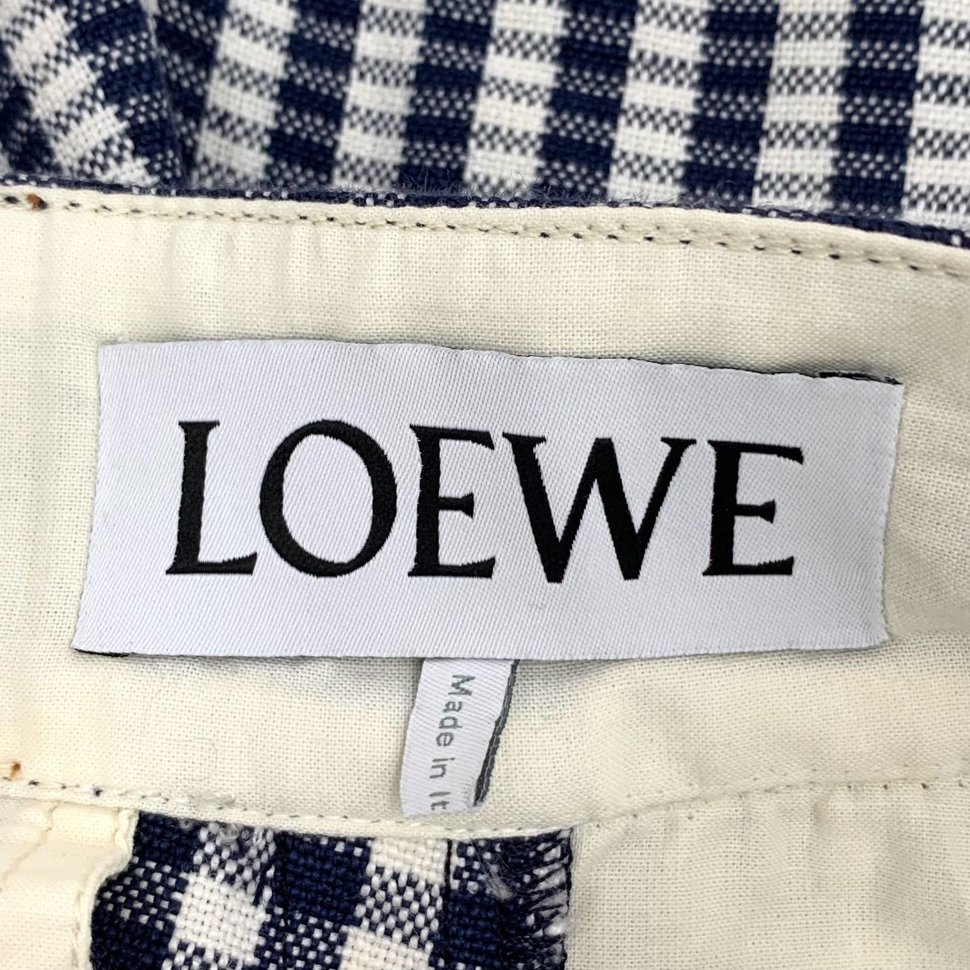 Loewe Loewe Casual Plaid Gray Pants L Women Size 30" / US 8 / IT 44 - 7 Thumbnail