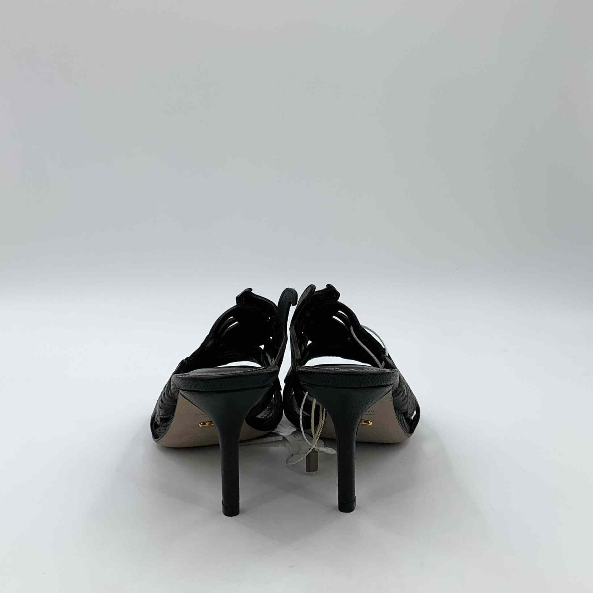 Sergio Rossi Sergio Rossi Floral Black Sandals 35 Women Size US 5 / IT 35 - 4 Thumbnail