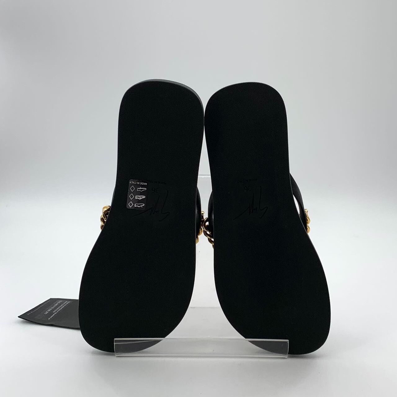 Sergio Rossi Sergio Rossi Black Sandals 36 Men Size US 5 / EU 37 - 5 Thumbnail