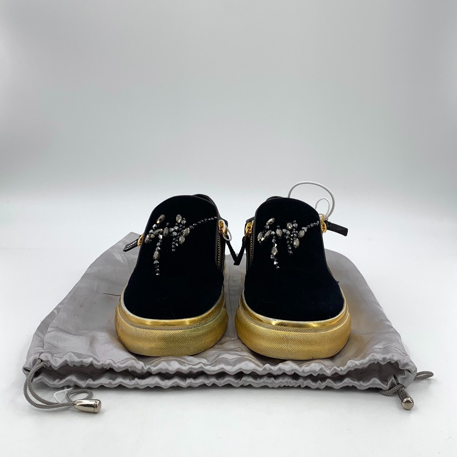 Giuseppe Zanotti Giuseppe Zanotti Black Lowtop Sneakers 38 Women Size US 7.5 / IT 37.5 - 9 Thumbnail