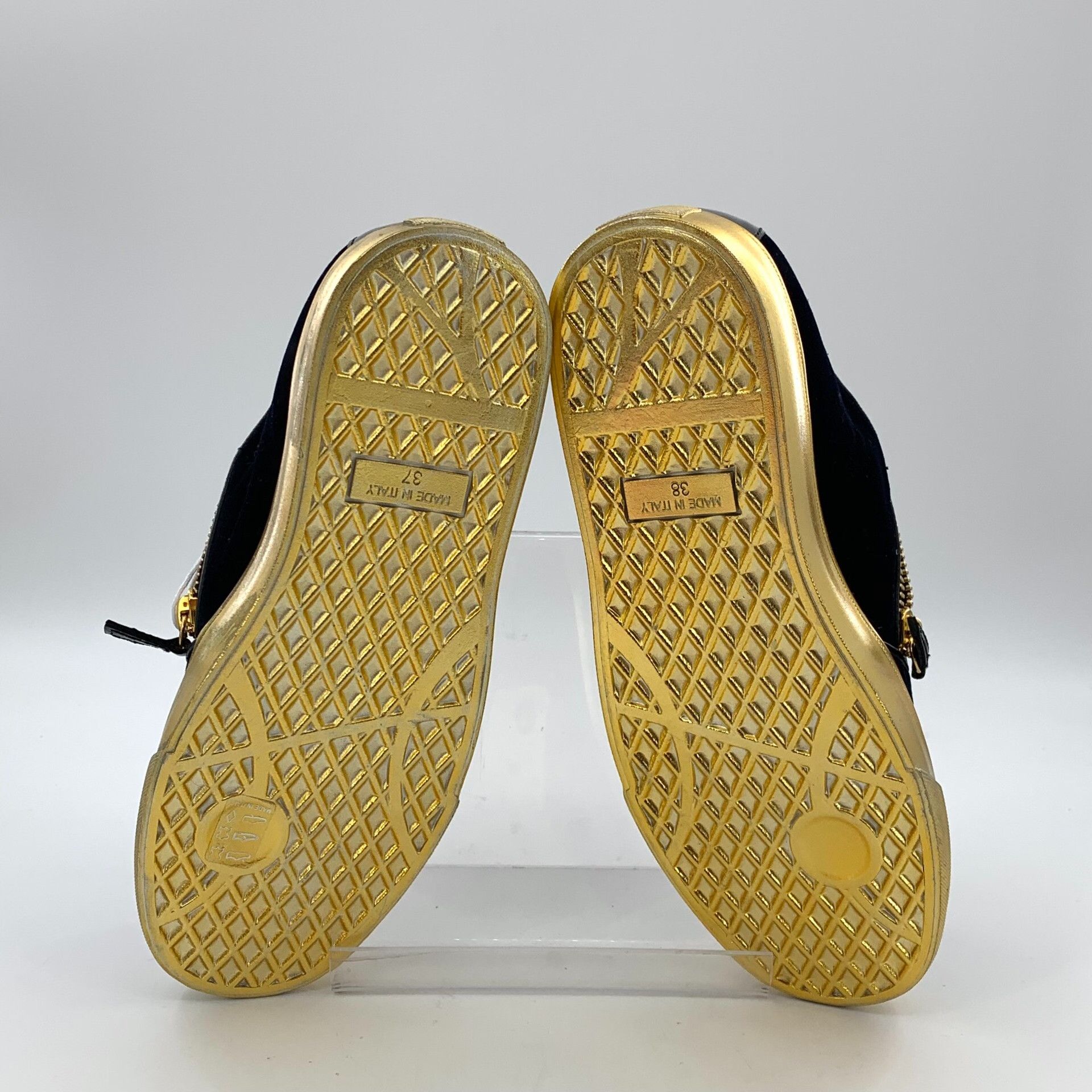 Giuseppe Zanotti Giuseppe Zanotti Black Lowtop Sneakers 38 Women Size US 7.5 / IT 37.5 - 5 Thumbnail