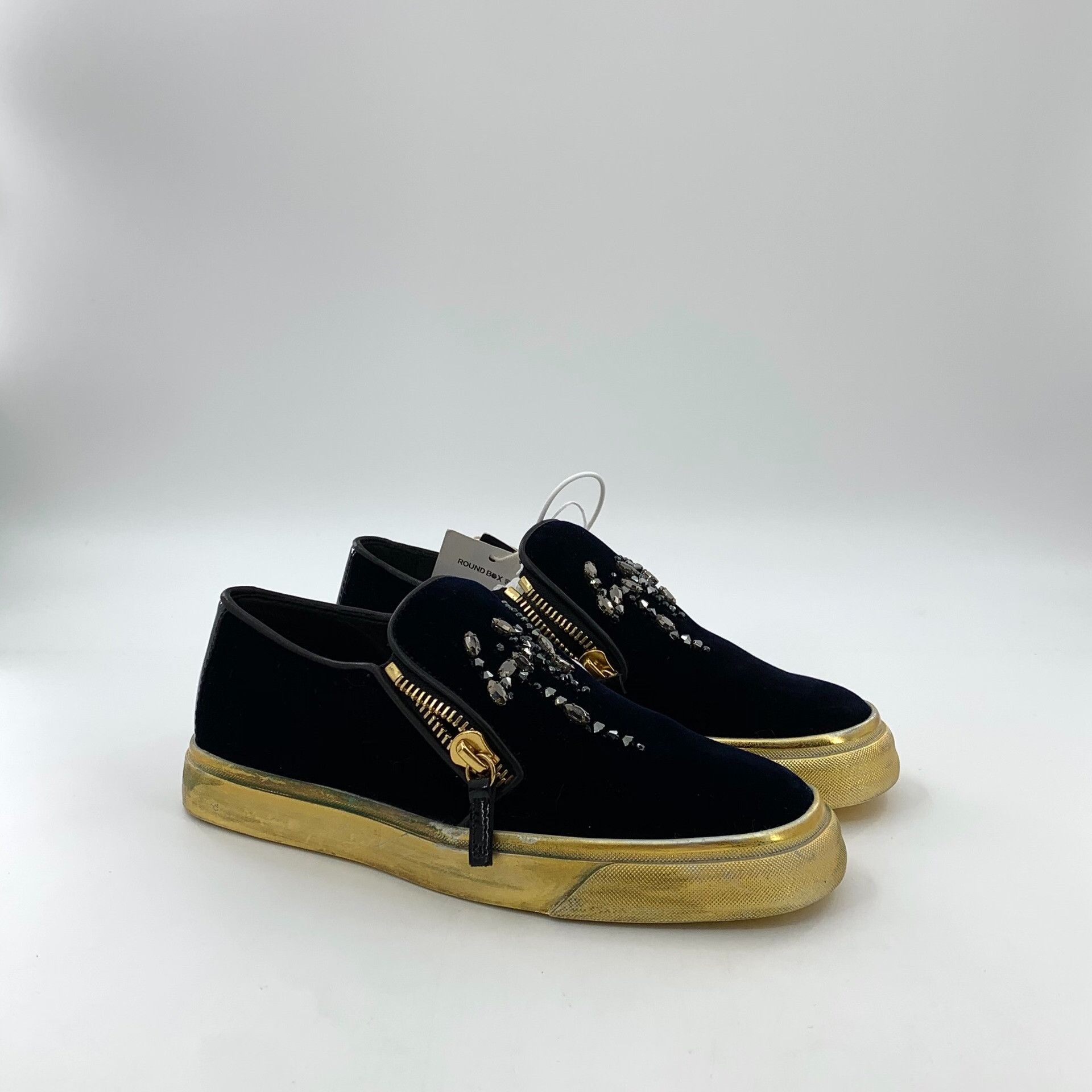 Giuseppe Zanotti Giuseppe Zanotti Black Lowtop Sneakers 38 Women Size US 7.5 / IT 37.5 - 2 Thumbnail