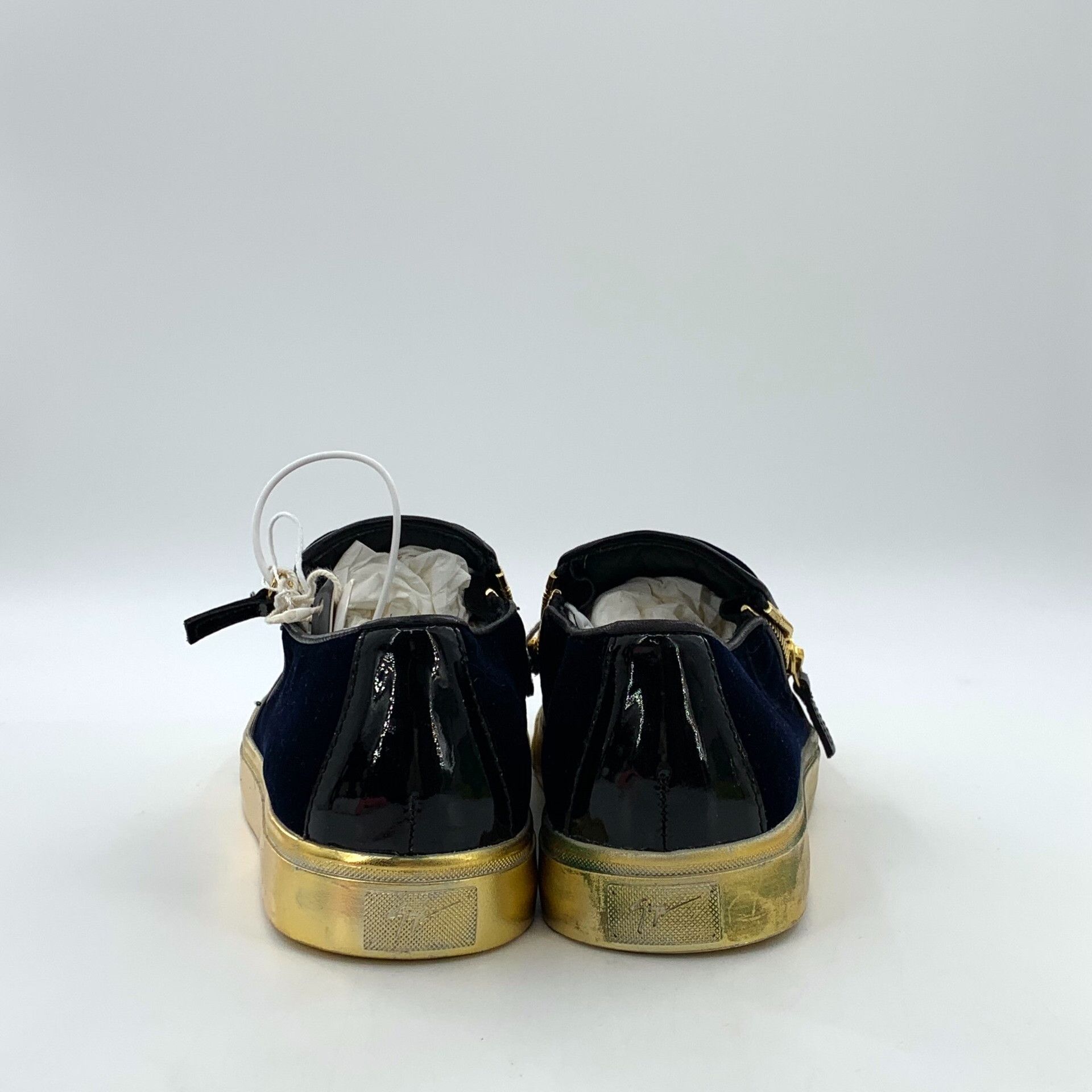 Giuseppe Zanotti Giuseppe Zanotti Black Lowtop Sneakers 38 Women Size US 7.5 / IT 37.5 - 4 Thumbnail