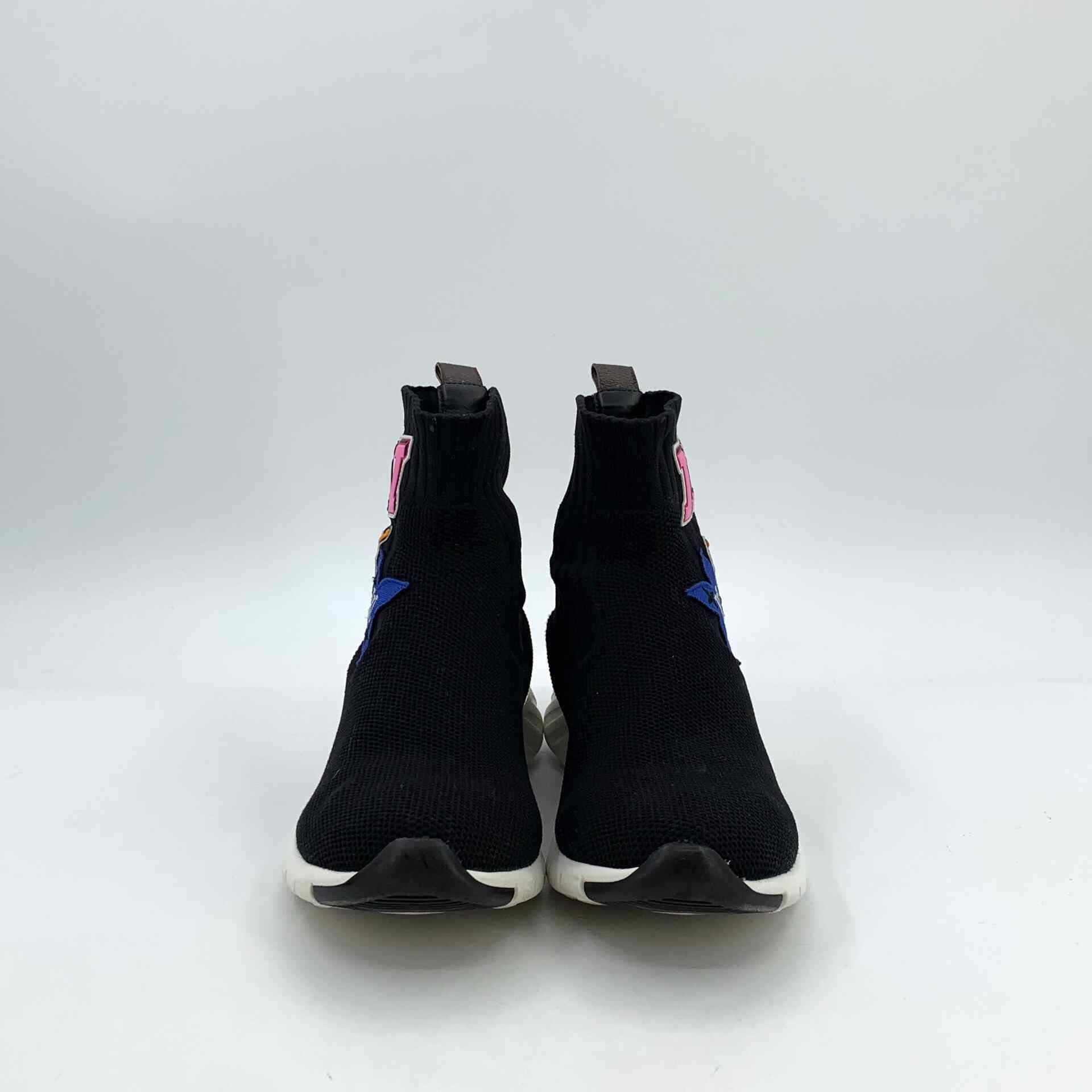 Louis Vuitton Louis Vuitton Black Hitop Sneakers 39 Women Size US 8.5 / IT 38.5 - 3 Thumbnail