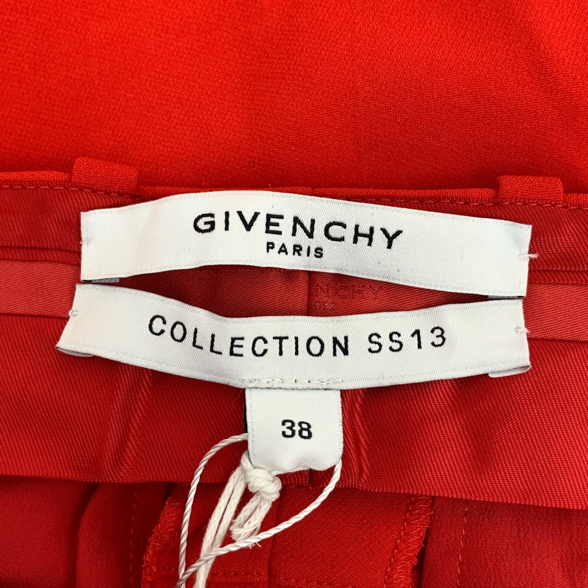 Givenchy Givenchy Casual Red Pants S Women Size 26" / US 2 / IT 38 - 6 Thumbnail