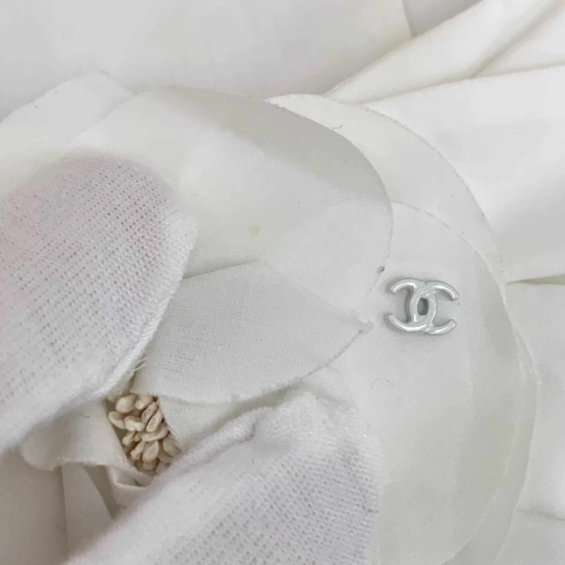 Chanel Chanel Cotton White Hoodie S Men Size US S / EU 44-46 / 1 - 7 Thumbnail