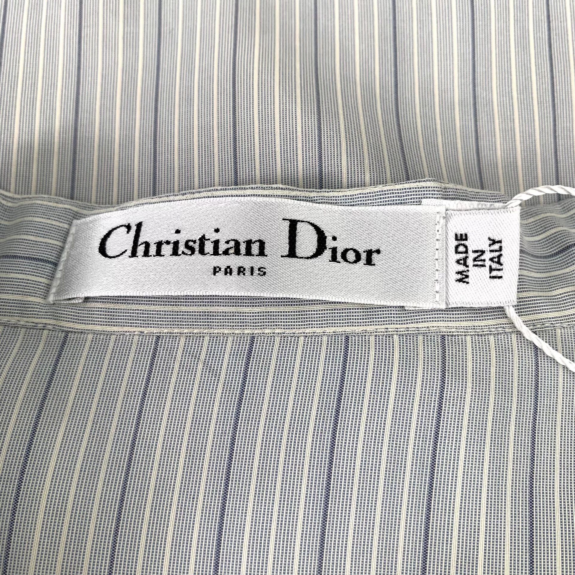 Dior Dior Striped Blue Shirt S Men Size US S / EU 44-46 / 1 - 5 Thumbnail