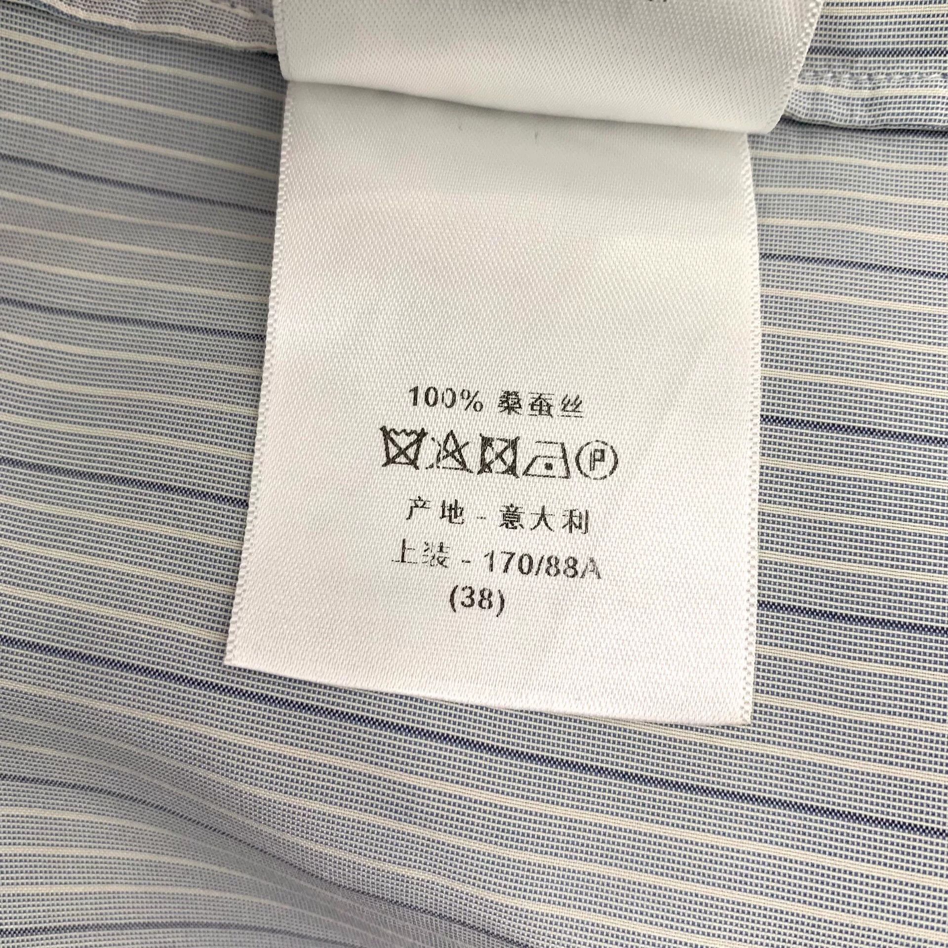 Dior Dior Striped Blue Shirt S Men Size US S / EU 44-46 / 1 - 7 Thumbnail
