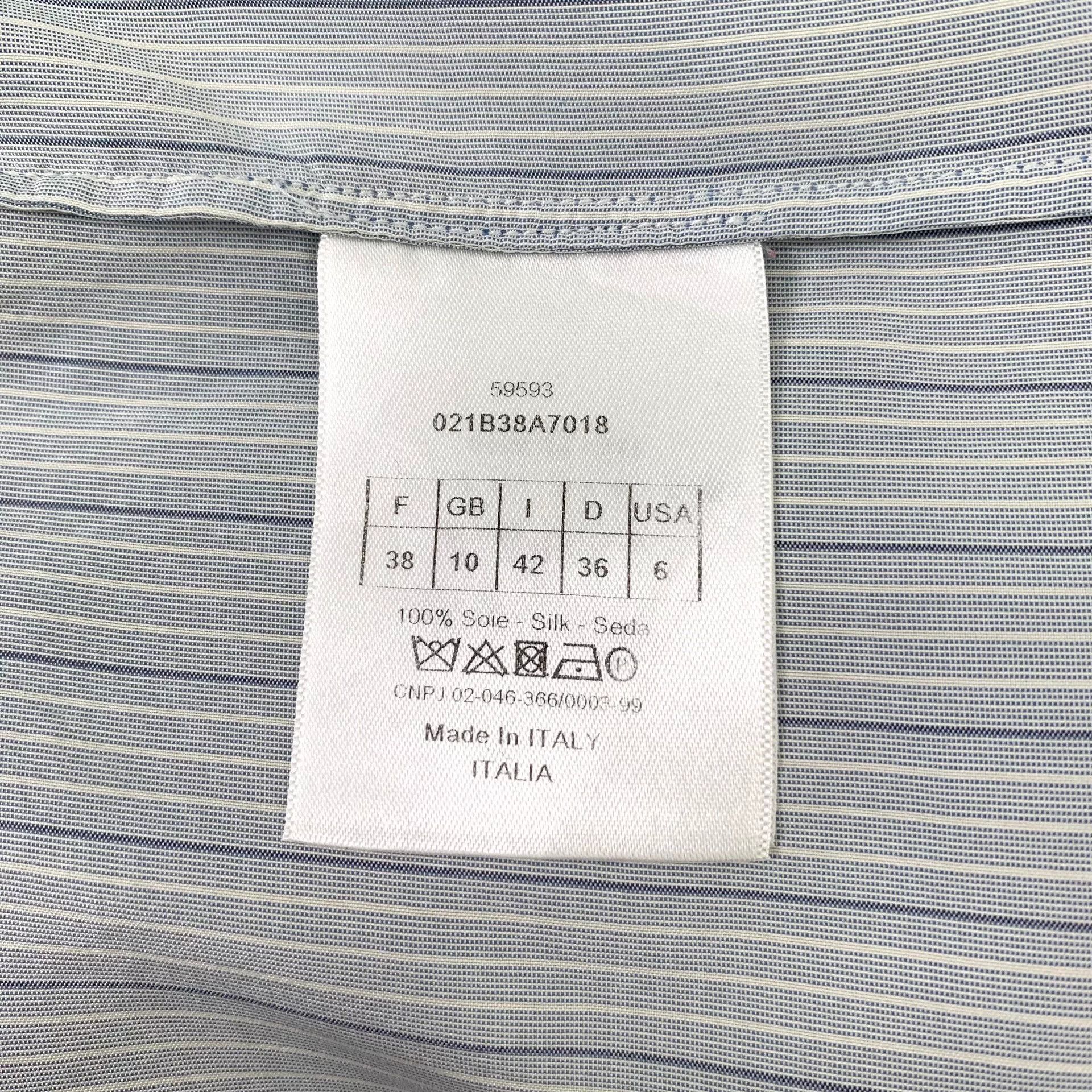 Dior Dior Striped Blue Shirt S Men Size US S / EU 44-46 / 1 - 6 Thumbnail