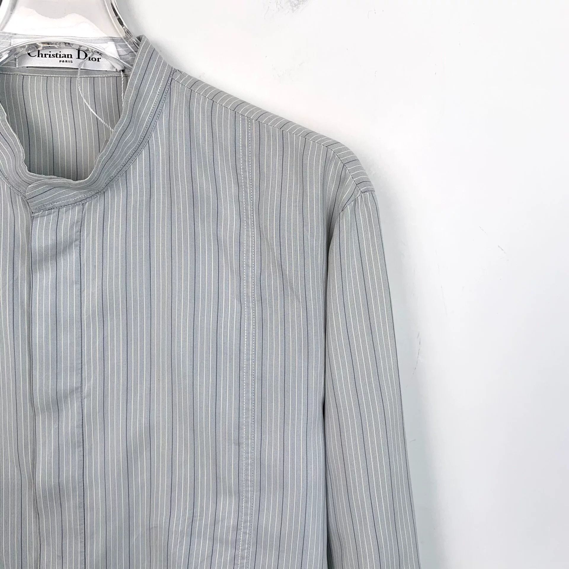 Dior Dior Striped Blue Shirt S Men Size US S / EU 44-46 / 1 - 3 Thumbnail