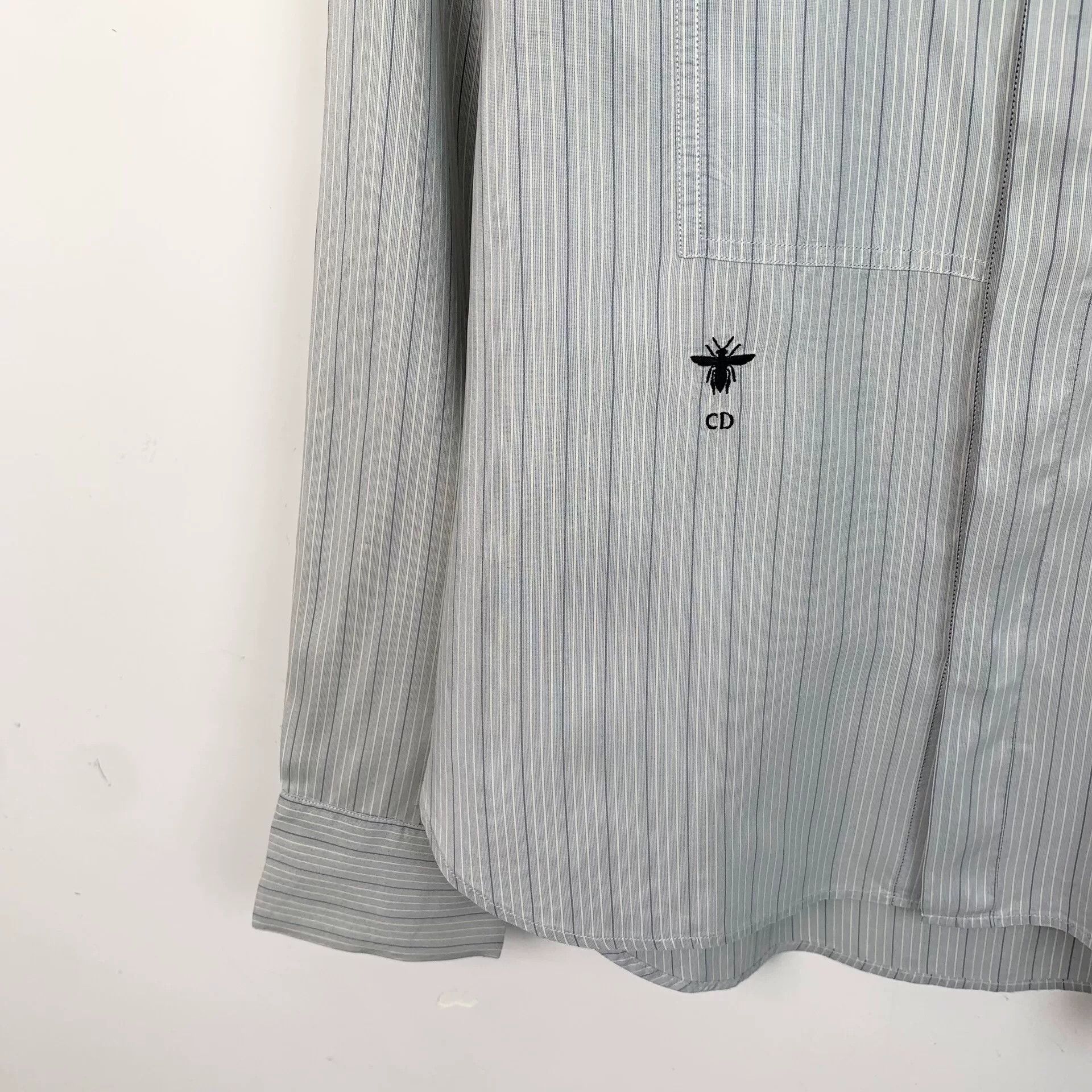 Dior Dior Striped Blue Shirt S Men Size US S / EU 44-46 / 1 - 4 Thumbnail