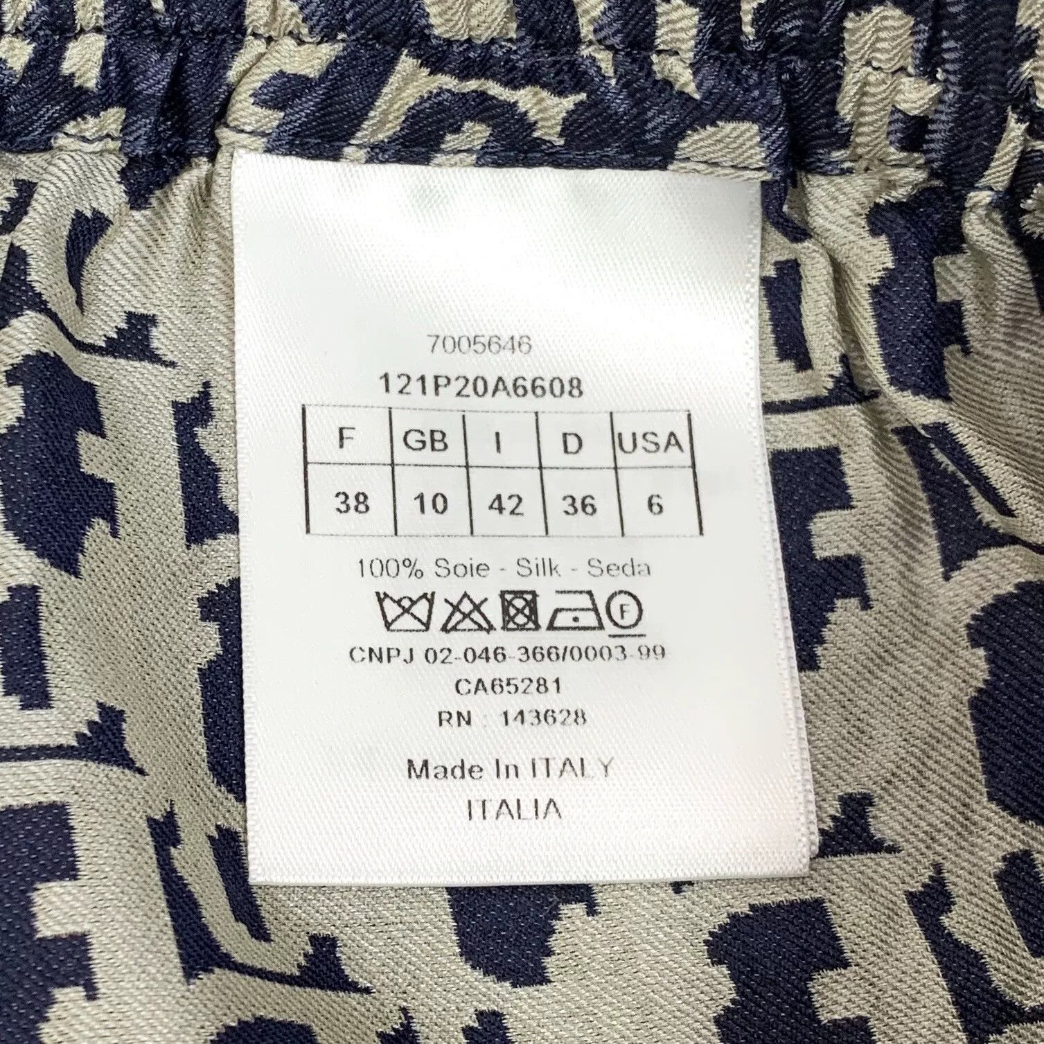 Dior Dior Retro Blue Pants 38 Women Size 38" / US 16 / IT 52 - 7 Thumbnail