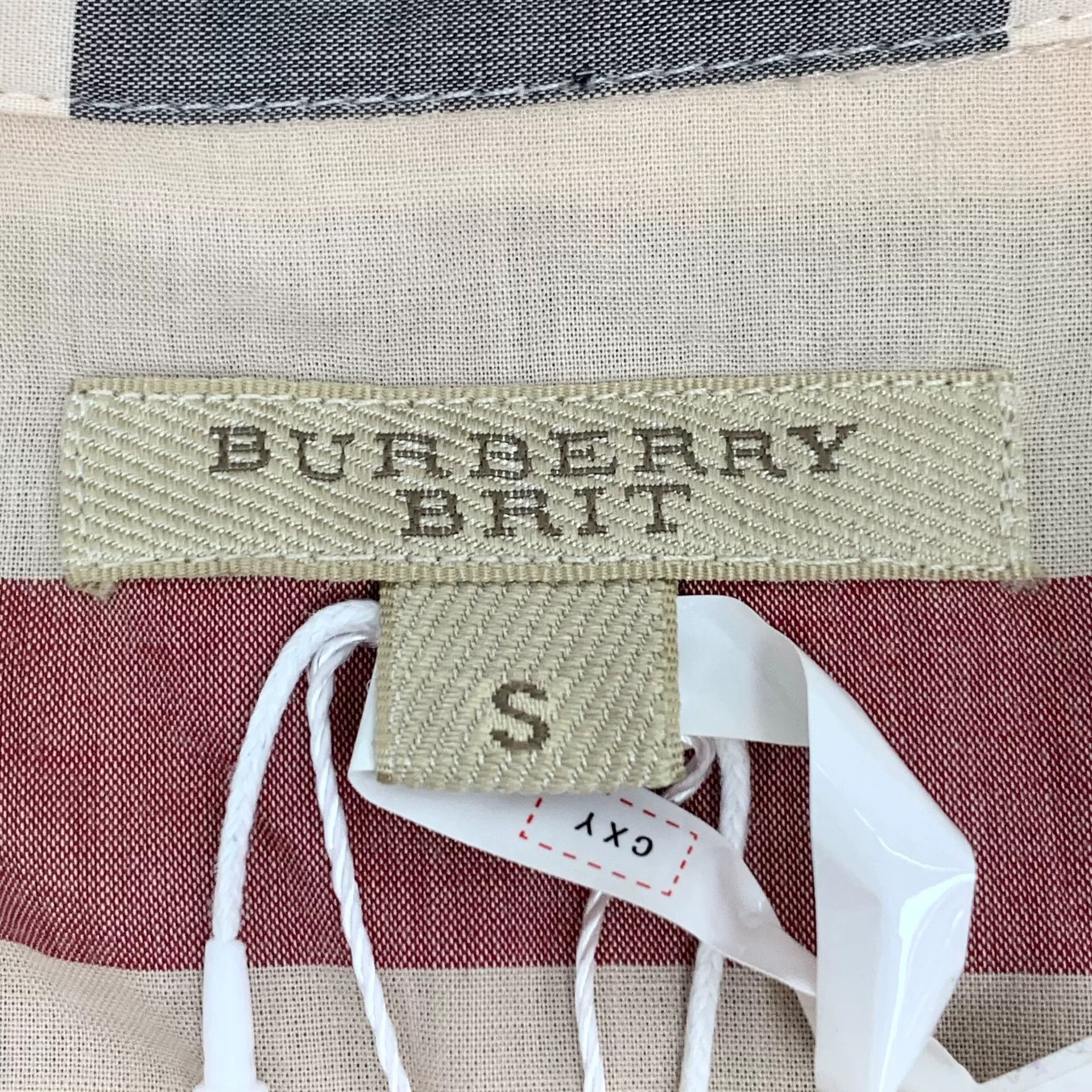 Burberry Burberry Cotton Plaid Multi Button Up S Women Size S / US 4 / IT 40 - 5 Thumbnail