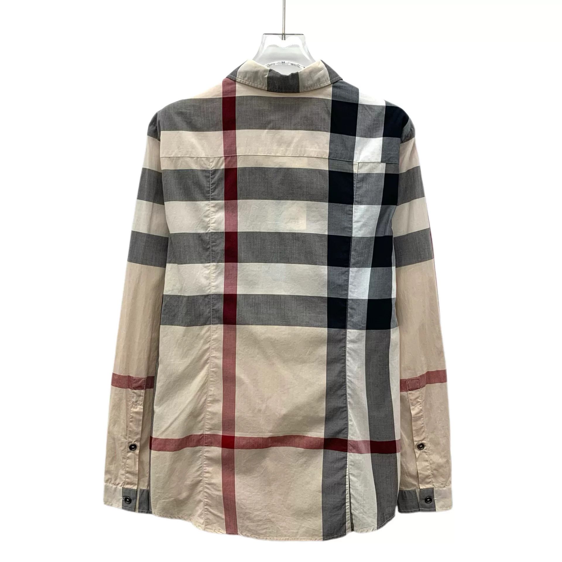 Burberry Burberry Cotton Plaid Multi Button Up S Women Size S / US 4 / IT 40 - 2 Thumbnail