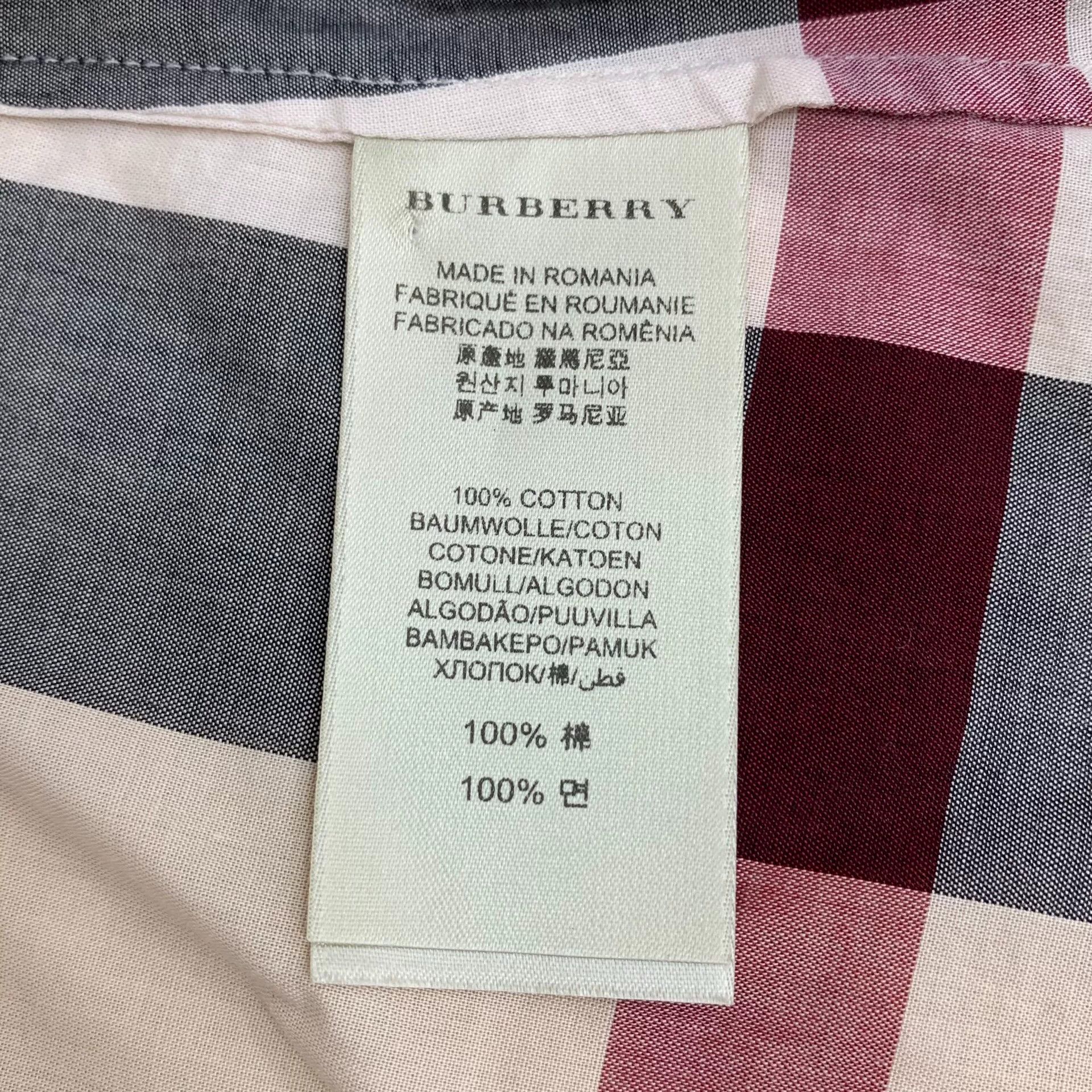 Burberry Burberry Cotton Plaid Multi Button Up S Women Size S / US 4 / IT 40 - 6 Thumbnail