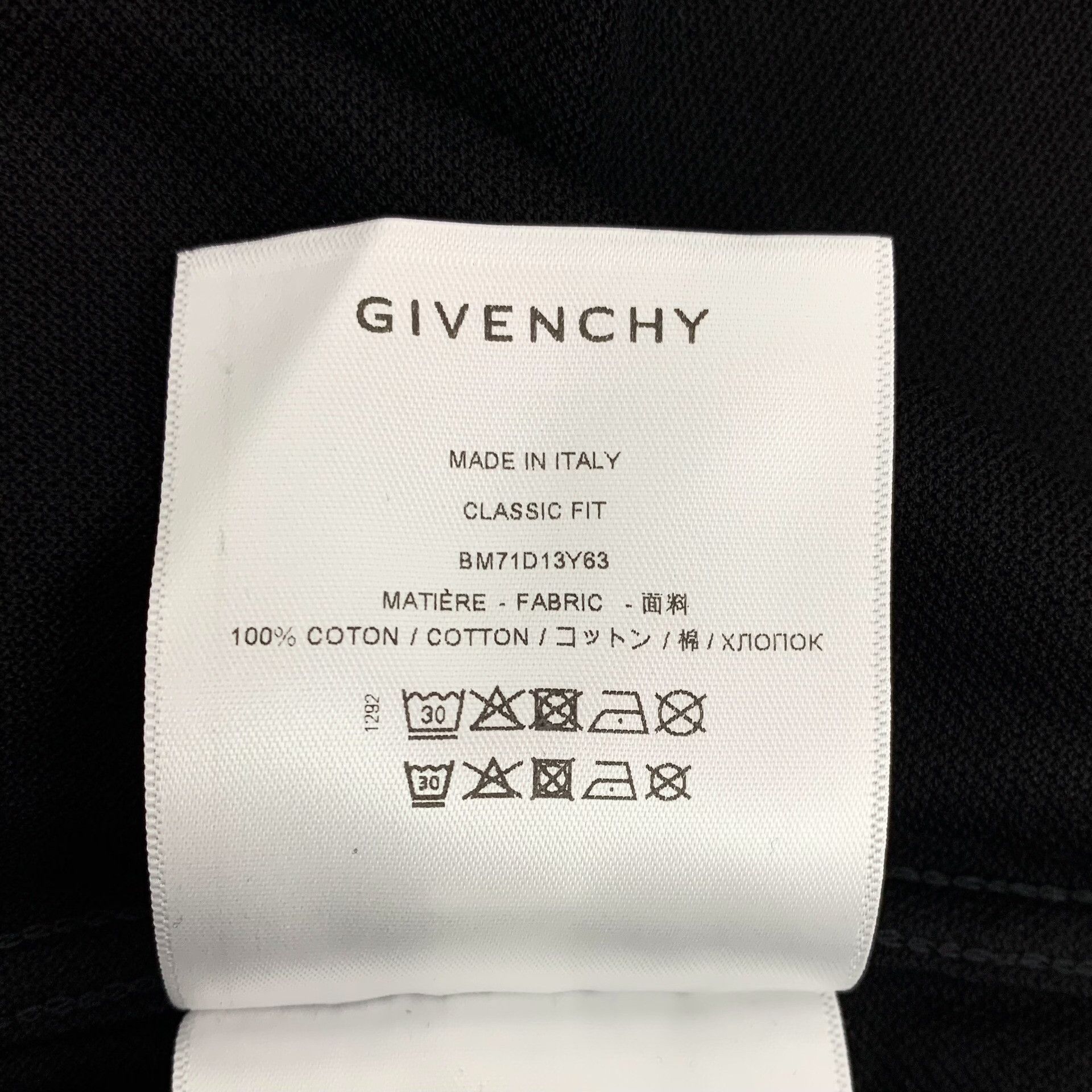 Givenchy Givenchy Retro Printed Black Polo L Men Size US L / EU 52-54 / 3 - 8 Thumbnail