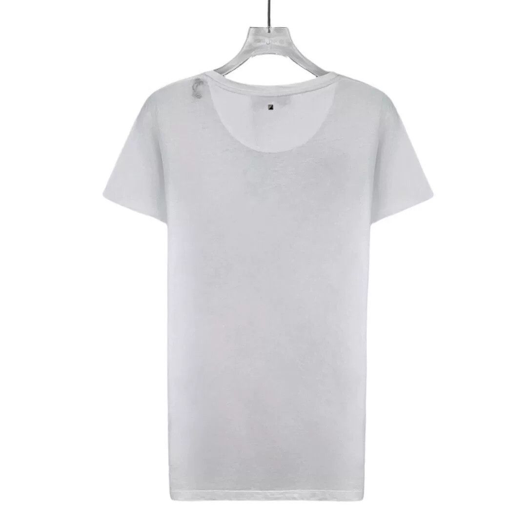 Valentino Valentino White T-Shirt S Women Size S / US 4 / IT 40 - 2 Thumbnail