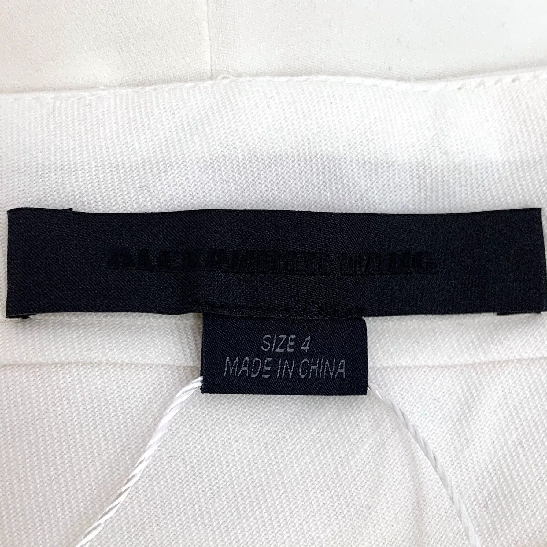 Alexander Wang Alexander Wang White Pants 4 Women Size 28" / US 6 / IT 42 - 5 Thumbnail