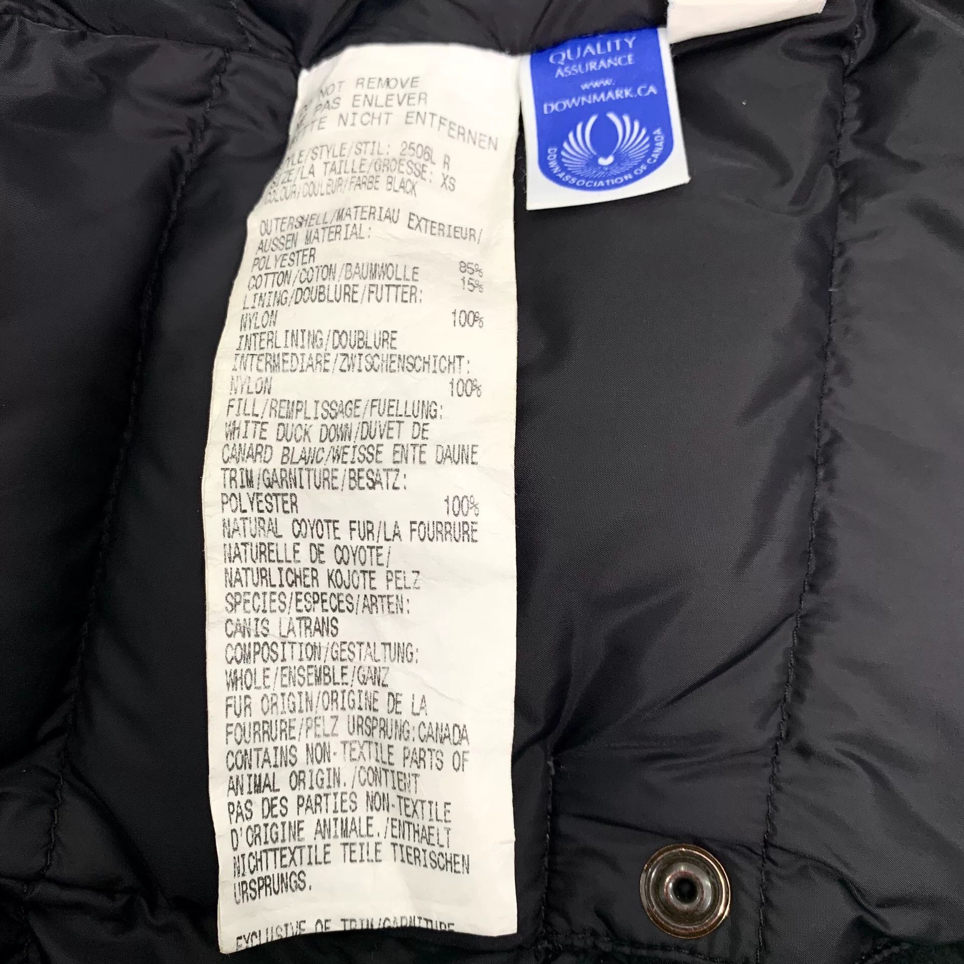Canada Goose Canada Goose Black Heavy Coat XS Men Size US XS / EU 42 / 0 - 7 Thumbnail
