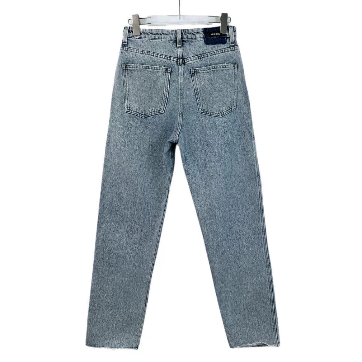 Miu Miu Miu Miu Retro Denim Blue Jeans 25 Women Size 25" / US 0 / IT 36 - 2 Thumbnail