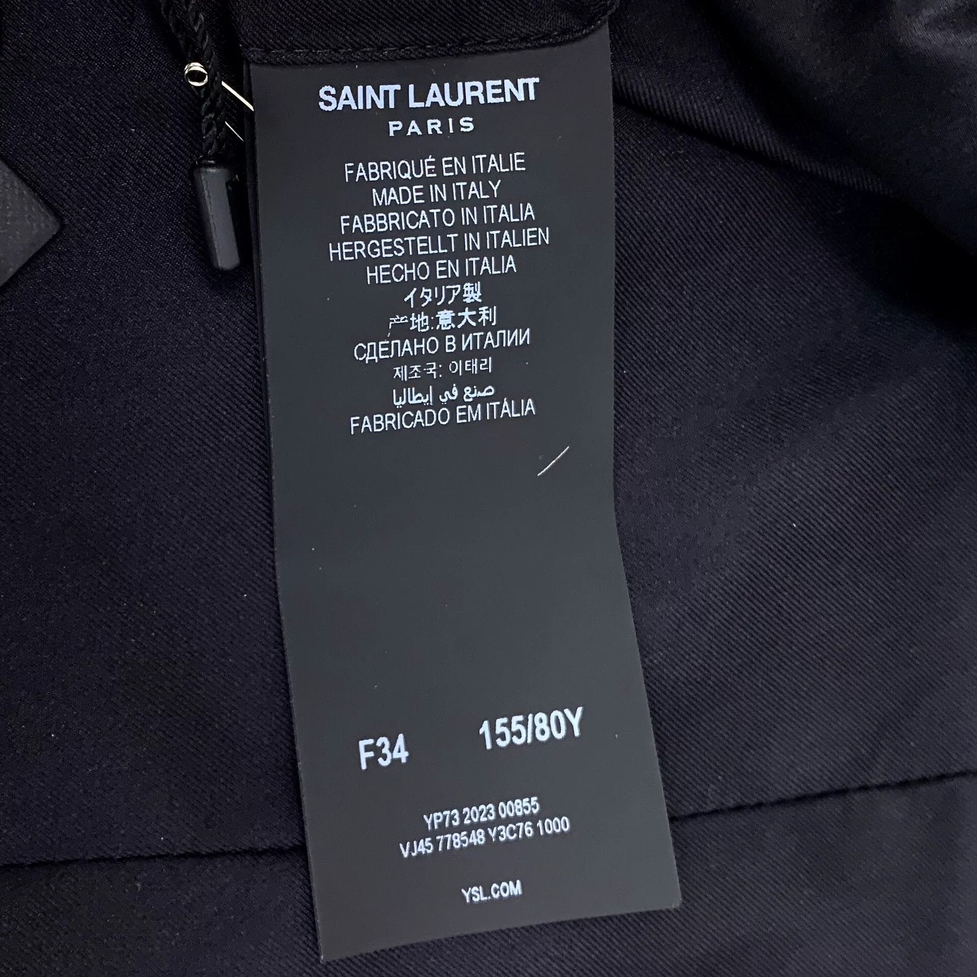 Saint Laurent Paris Saint Laurent Paris Black Jacket XXS Women Size XXS / US 00 / IT 34 - 6 Thumbnail