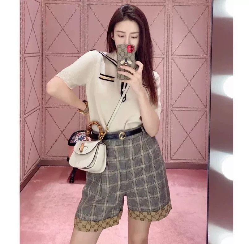 Gucci Gucci Retro Plaid Multi Pants 42 Women Size 42" / US 20 - 8 Thumbnail