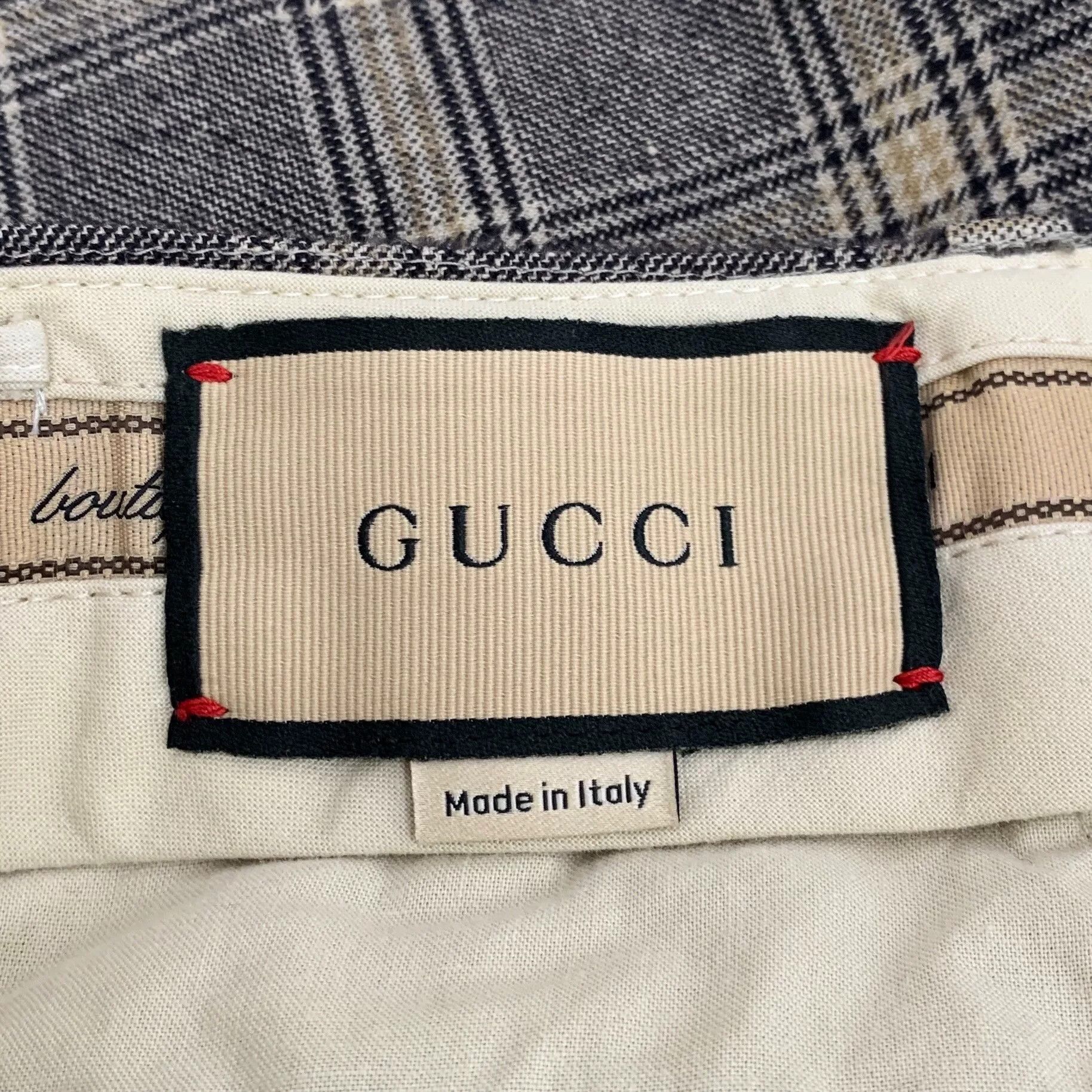 Gucci Gucci Retro Plaid Multi Pants 42 Women Size 42" / US 20 - 6 Thumbnail