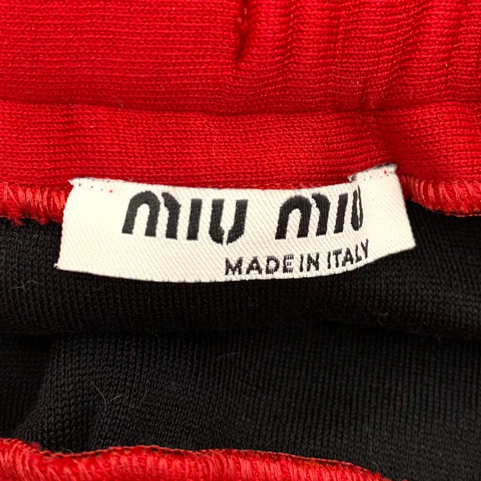 Miu Miu Miu Miu Retro Cotton Black Skirt S Women Size 26" / US 2 / IT 38 - 5 Thumbnail