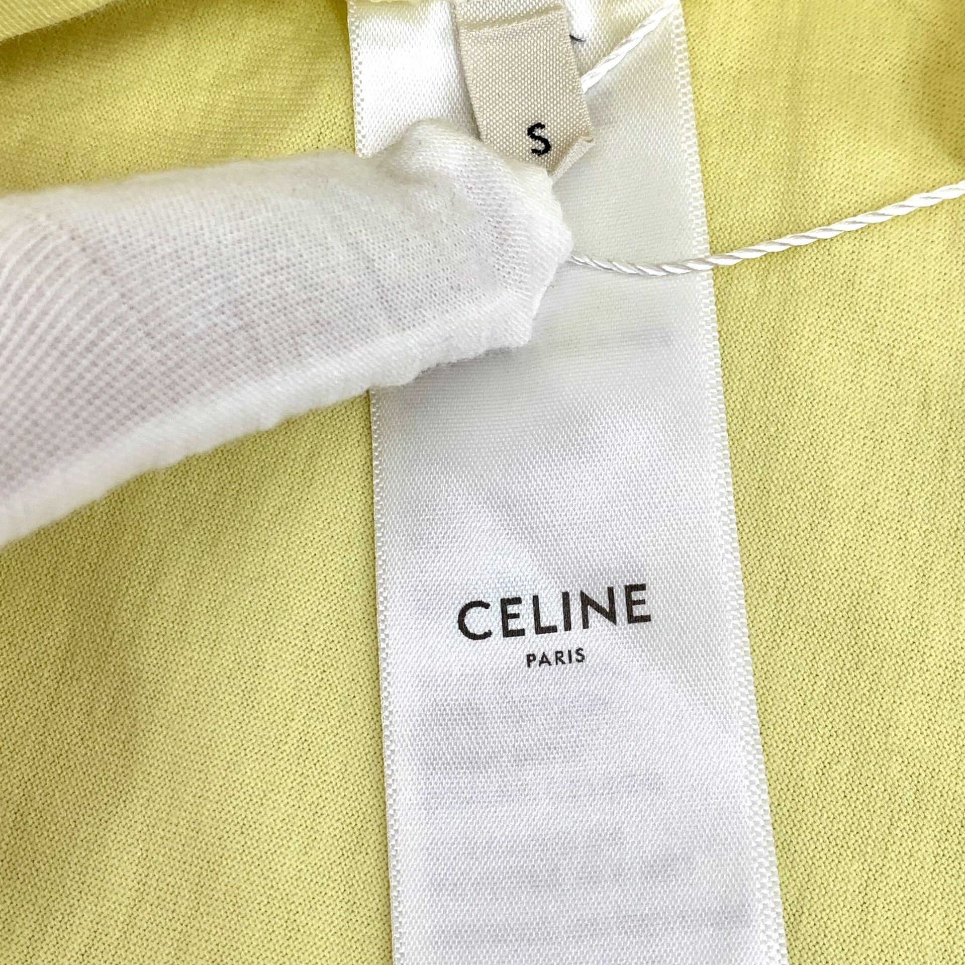 Celine Celine Retro Yellow T-Shirt S Women Size S / US 4 / IT 40 - 7 Thumbnail