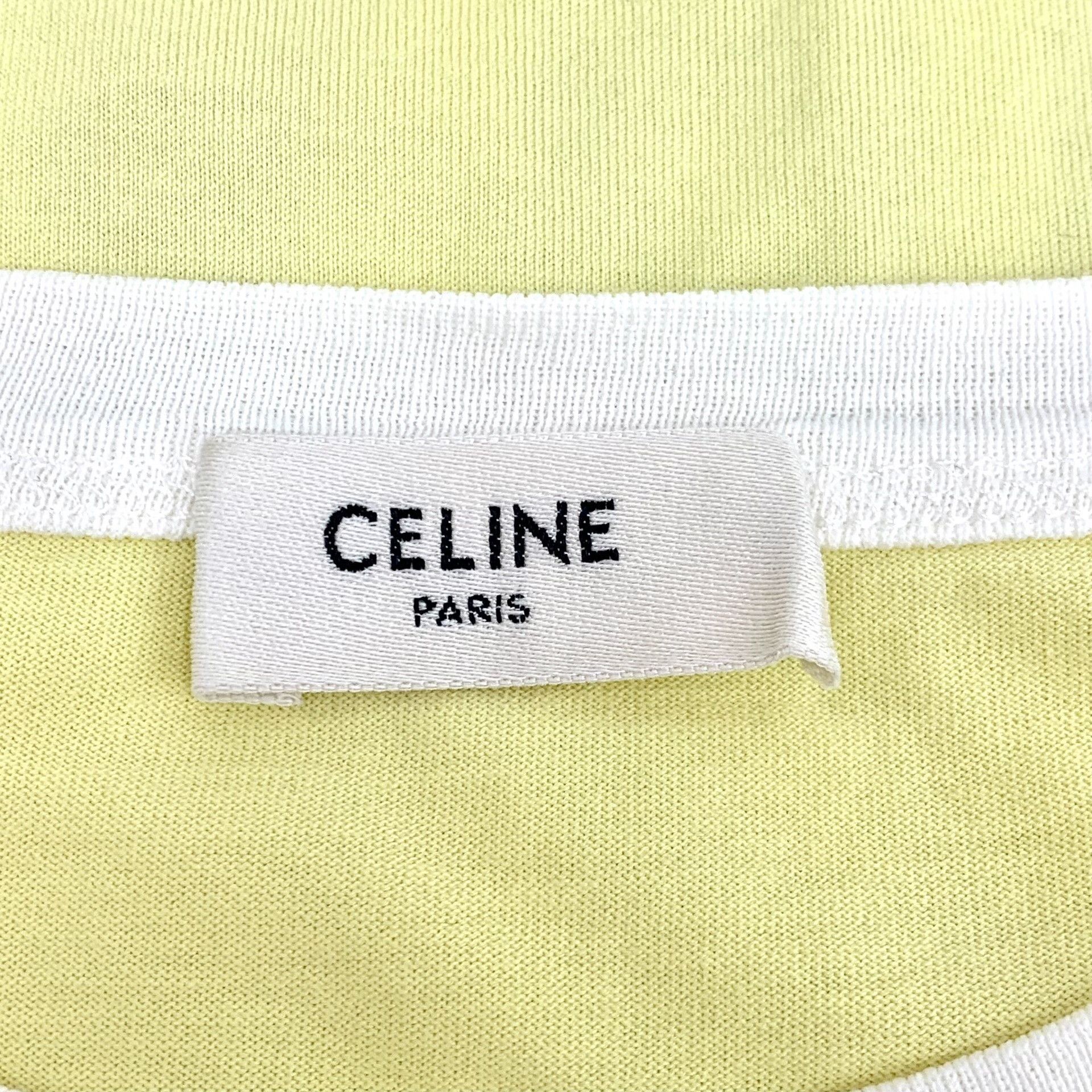 Celine Celine Retro Yellow T-Shirt S Women Size S / US 4 / IT 40 - 6 Thumbnail