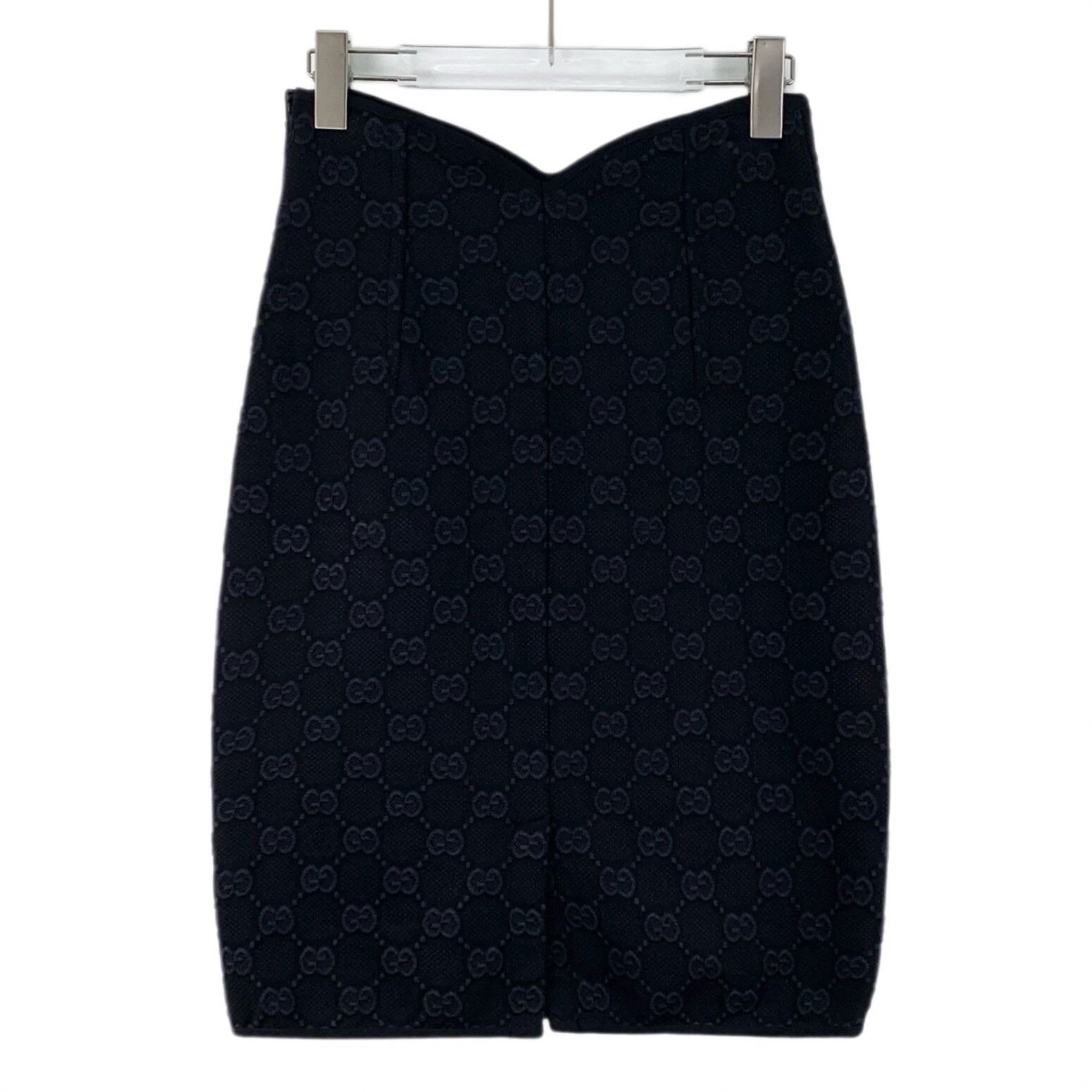 Gucci Gucci Retro Black Skirt M Women Size 28" / US 6 / IT 42 - 2 Thumbnail