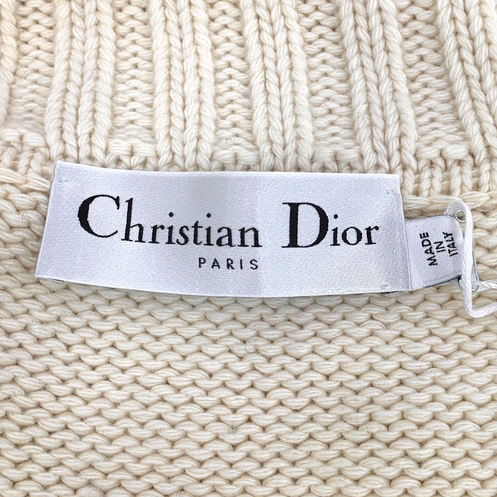 Dior Dior Knit Striped Beige Sweater XS Women Size XS / US 0-2 / IT 36-38 - 6 Thumbnail