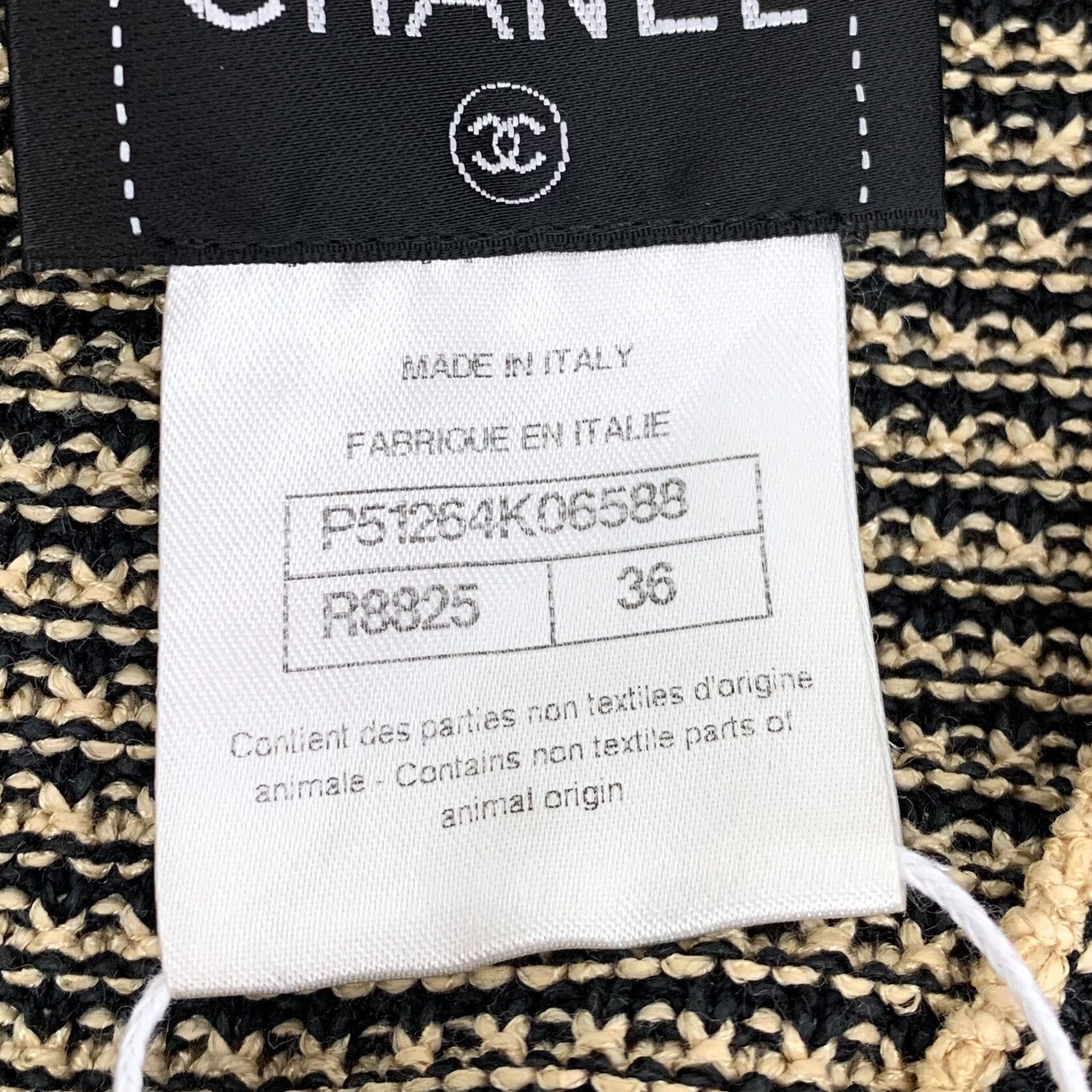 Chanel Chanel Striped Brown Sweater S Women Size S / US 4 / IT 40 - 6 Thumbnail
