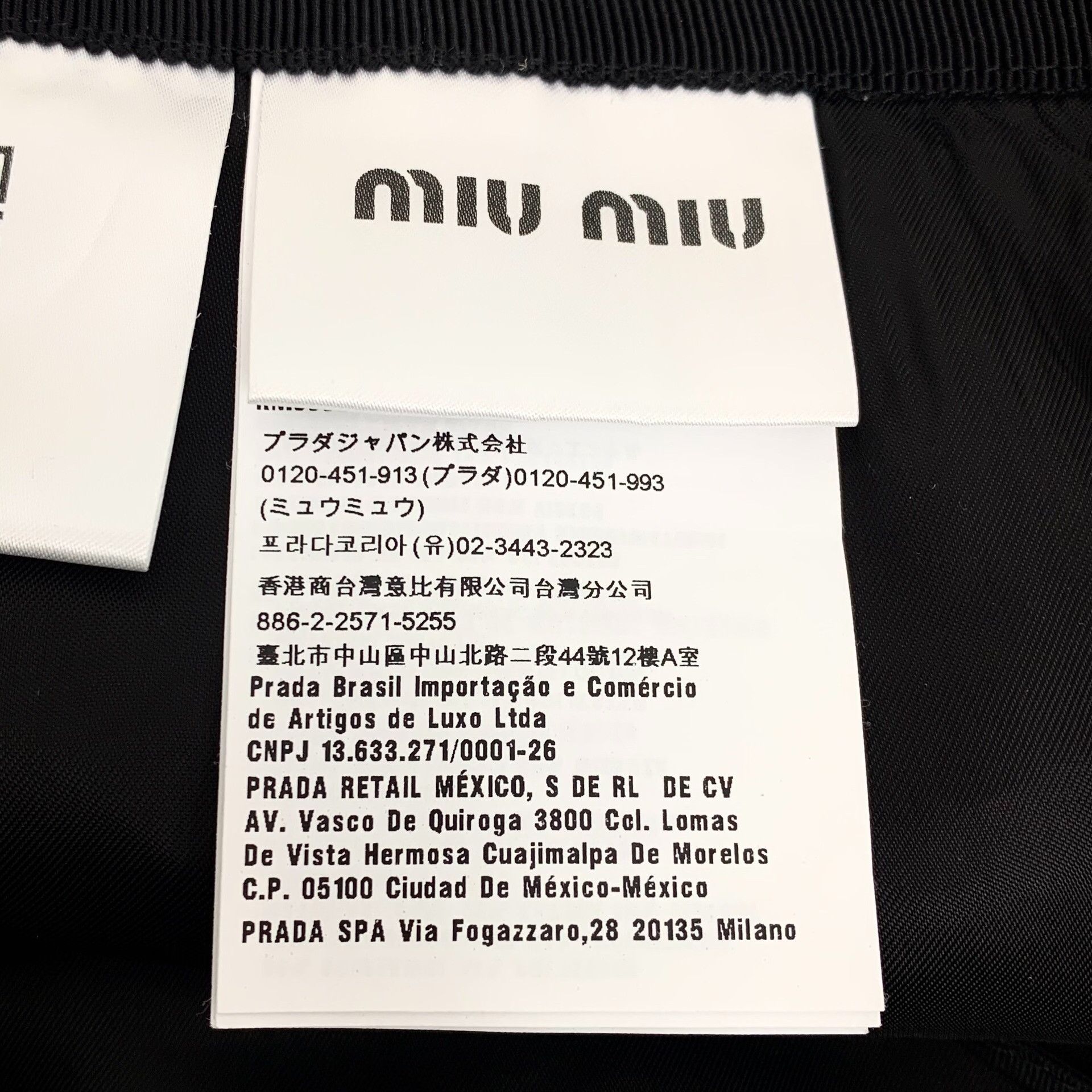 Miu Miu Miu Miu Cotton Gray Skirt 42 Women Size 42" / US 20 - 6 Thumbnail