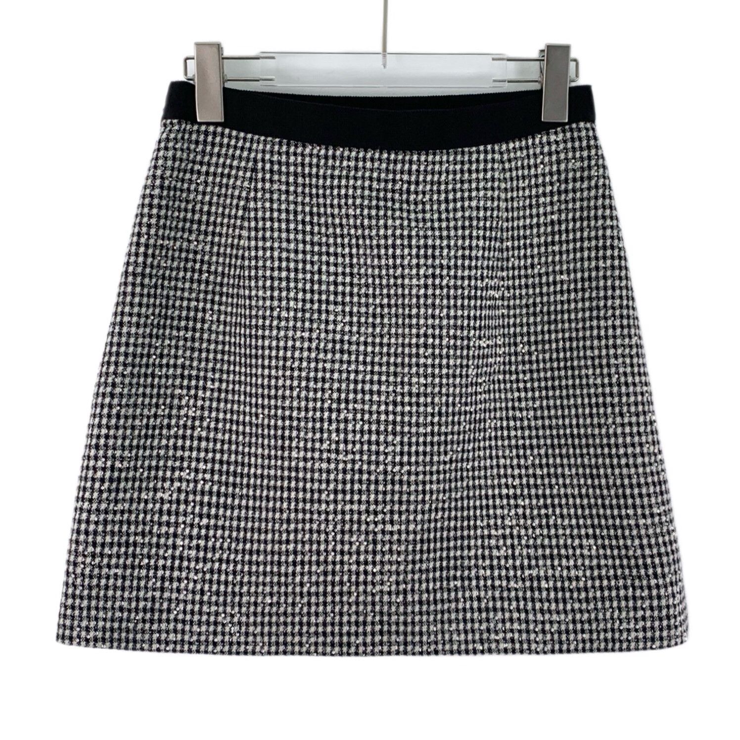 Miu Miu Miu Miu Cotton Gray Skirt 42 Women Size 42" / US 20 - 2 Thumbnail