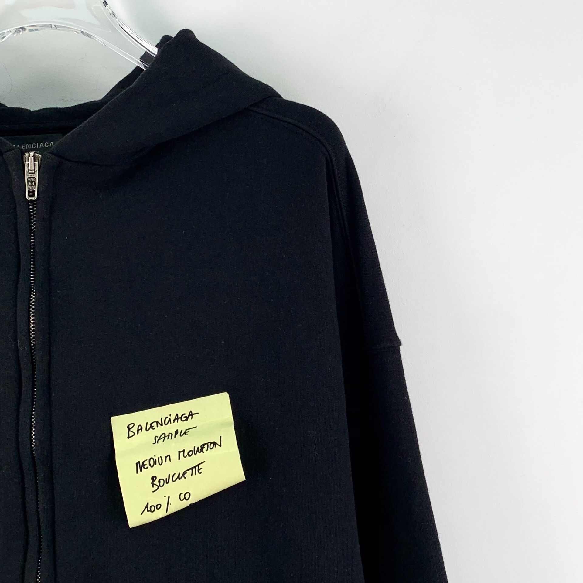Balenciaga Balenciaga Black Hoodie XS Women Size XS / US 0-2 / IT 36-38 - 3 Thumbnail