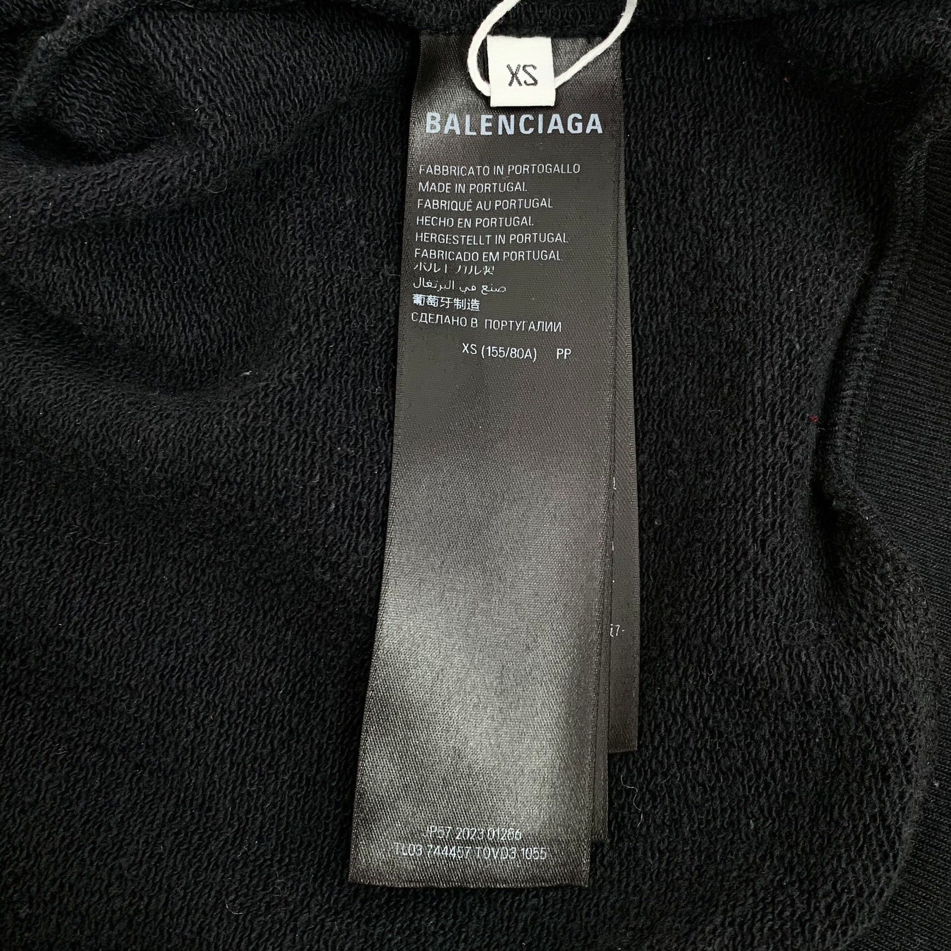 Balenciaga Balenciaga Black Hoodie XS Women Size XS / US 0-2 / IT 36-38 - 7 Thumbnail