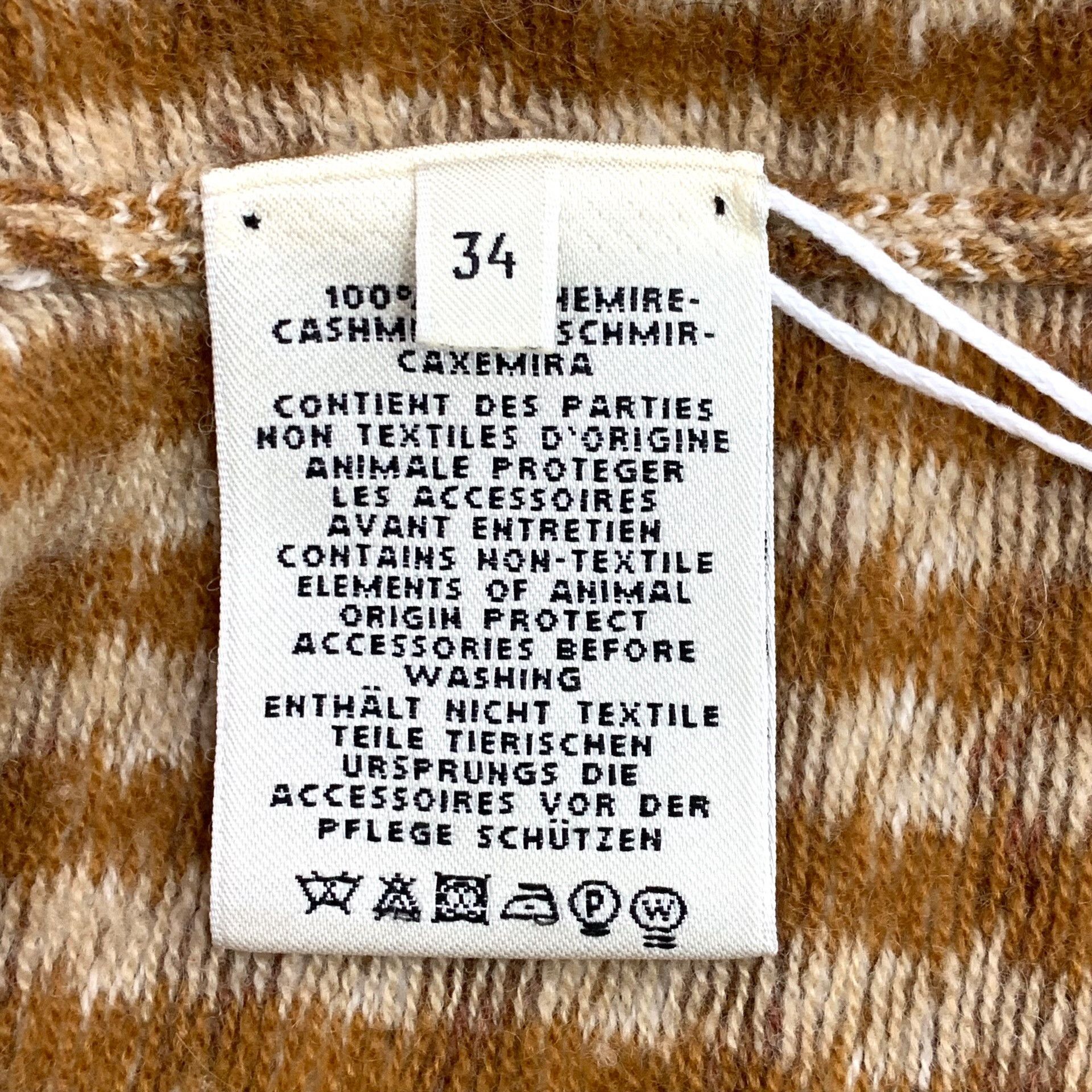 Hermes Hermes Brown Sweater XS Women Size XS / US 0-2 / IT 36-38 - 7 Thumbnail