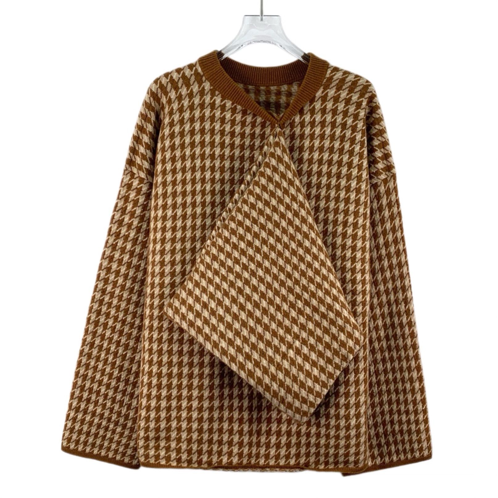 Hermes Hermes Brown Sweater XS Women Size XS / US 0-2 / IT 36-38 - 2 Thumbnail