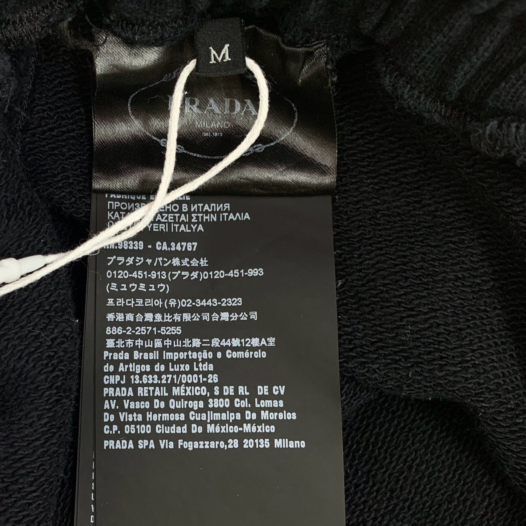 Prada Prada Casual Cotton Black Pants M Women Size 28" / US 6 / IT 42 - 6 Thumbnail