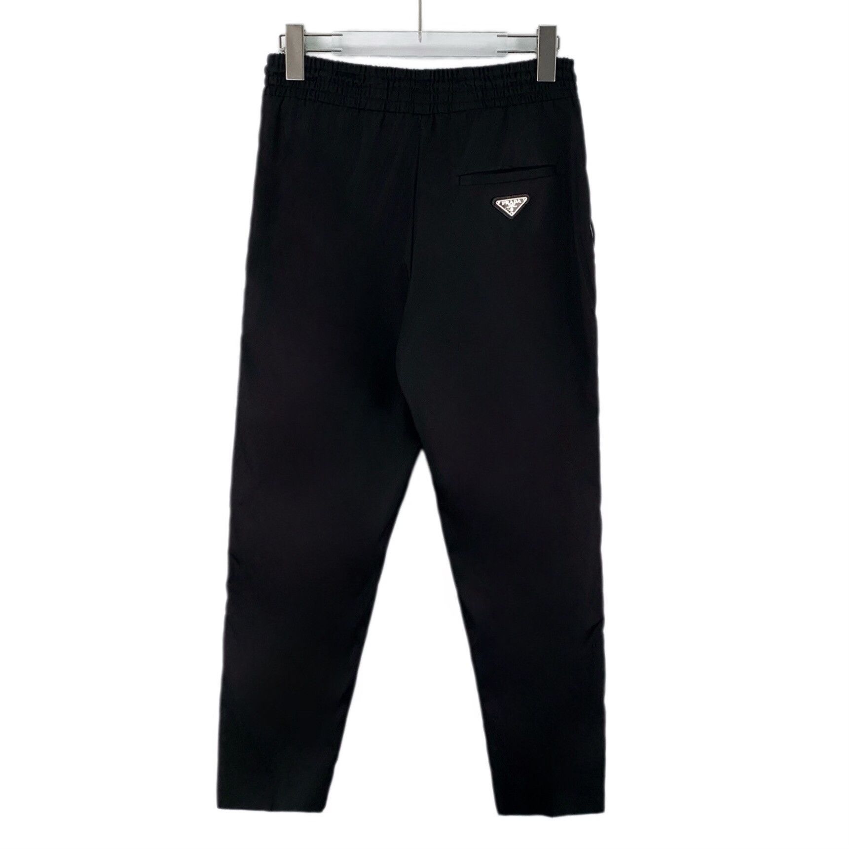 Prada Prada Casual Striped Black Pants S Women Size 26" / US 2 / IT 38 - 2 Thumbnail