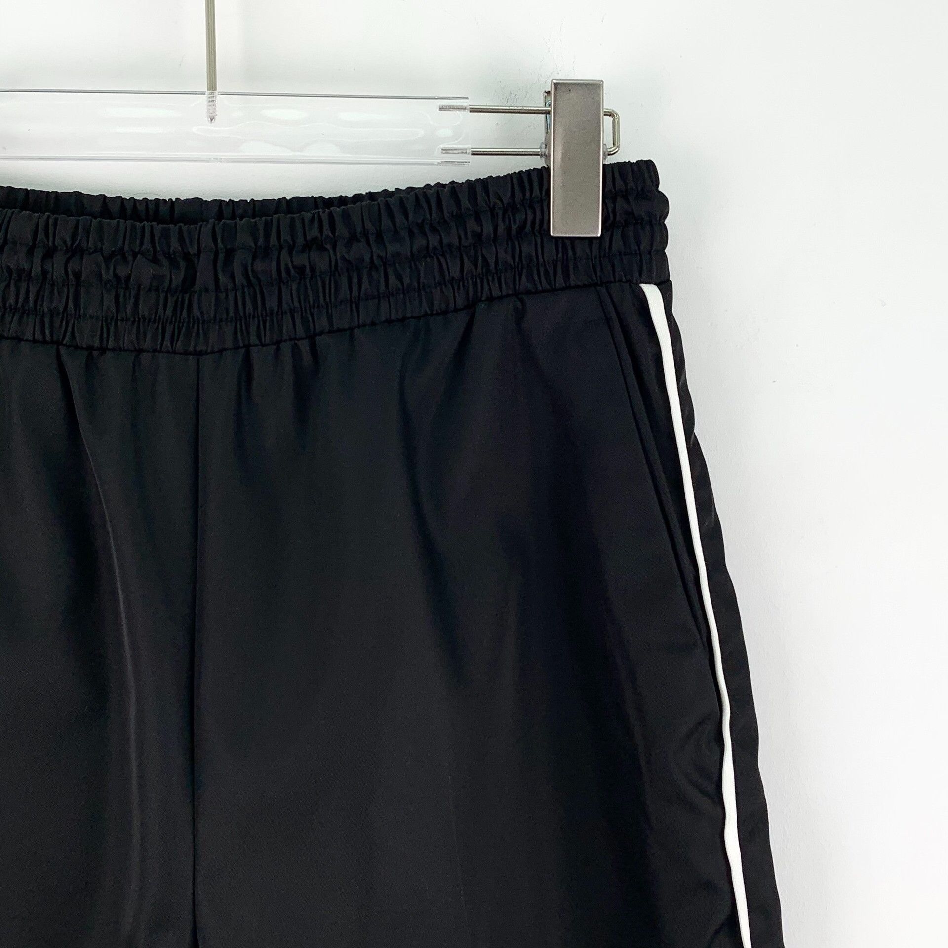 Prada Prada Casual Striped Black Pants S Women Size 26" / US 2 / IT 38 - 3 Thumbnail