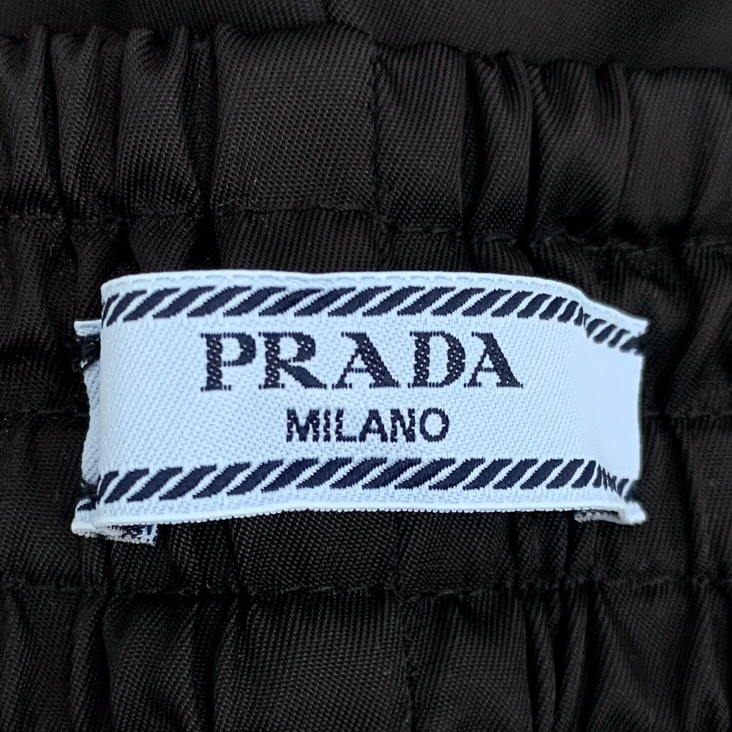 Prada Prada Casual Striped Black Pants S Women Size 26" / US 2 / IT 38 - 6 Thumbnail