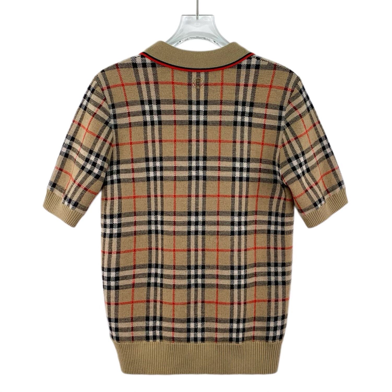 Burberry Burberry Wool Plaid Brown Sweater S Men Size US S / EU 44-46 / 1 - 2 Thumbnail